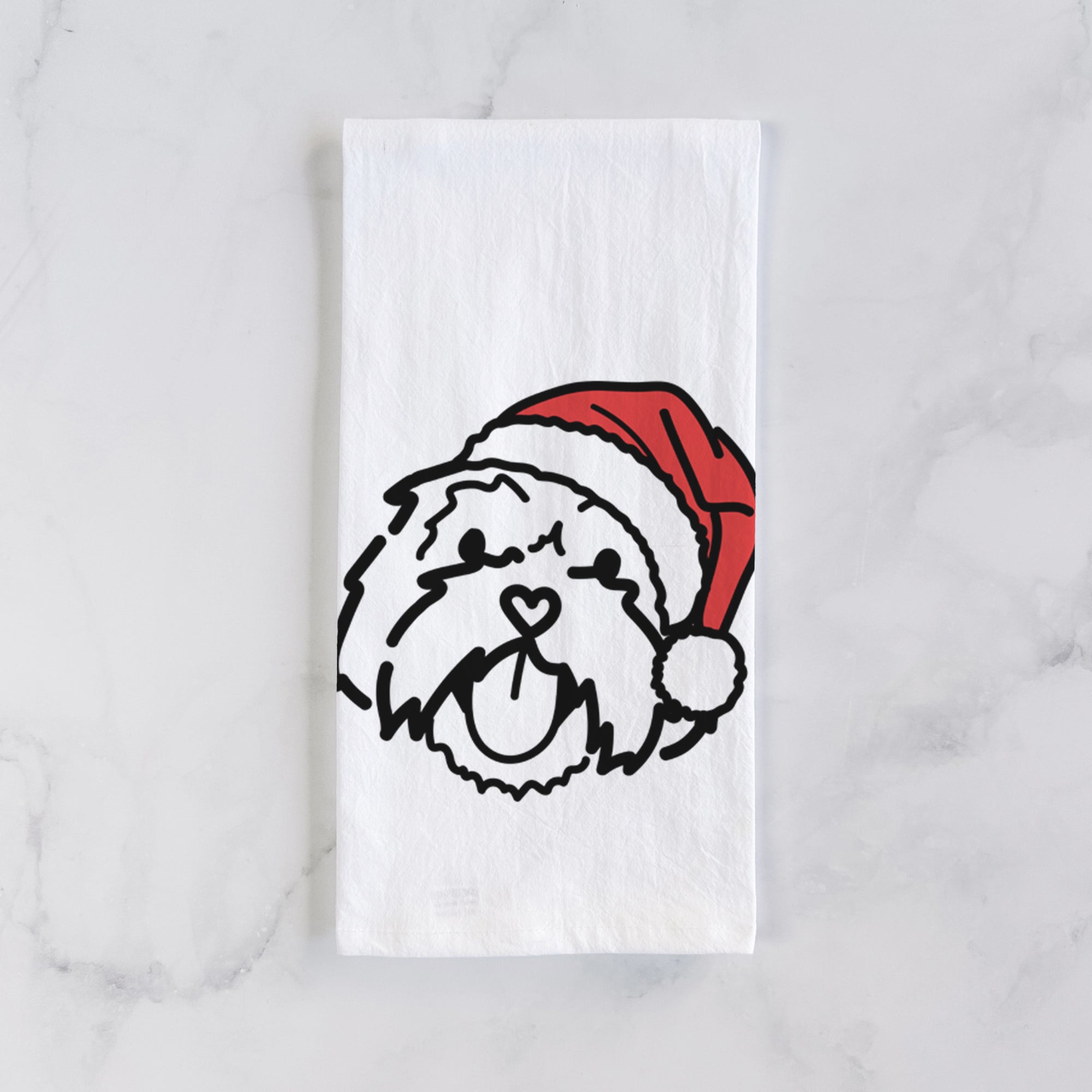 Jolly Lhasa Apso - Keia - Tea Towel