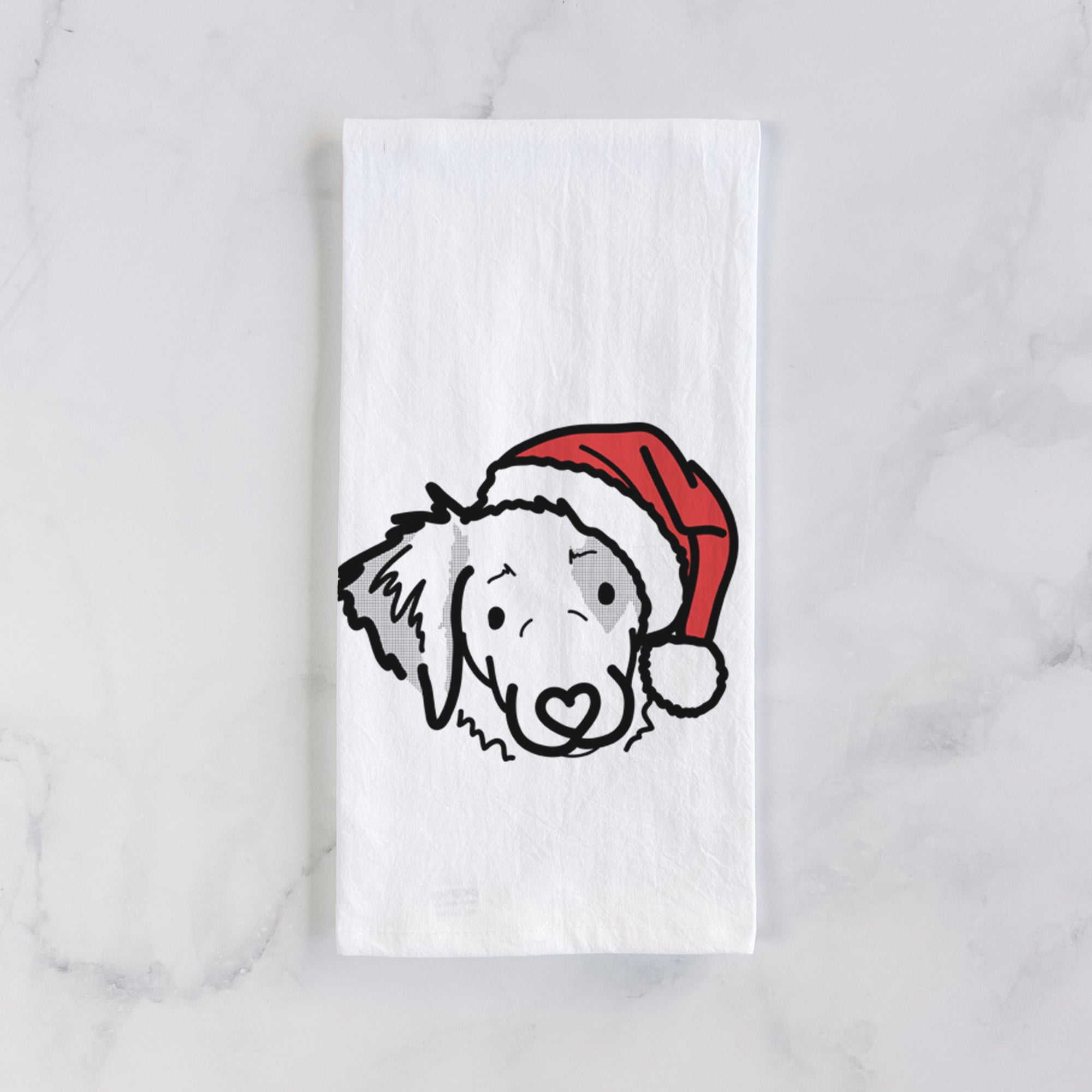 Jolly Brittany Spaniel - Kiva - Tea Towel