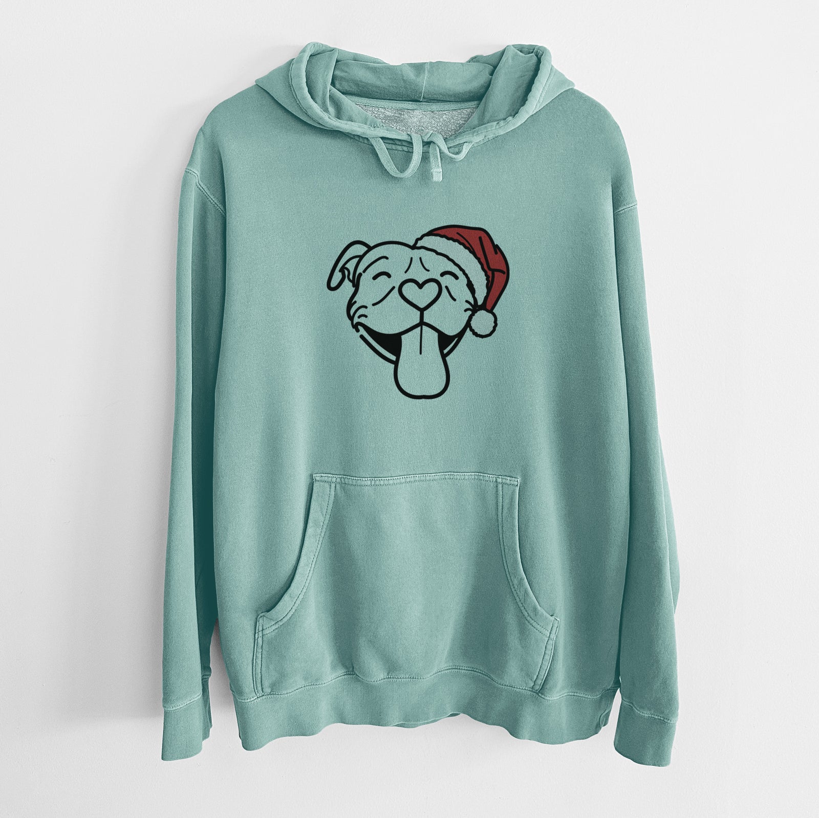 Jolly Pitbull - Louie - Unisex Pigment Dyed Hoodie