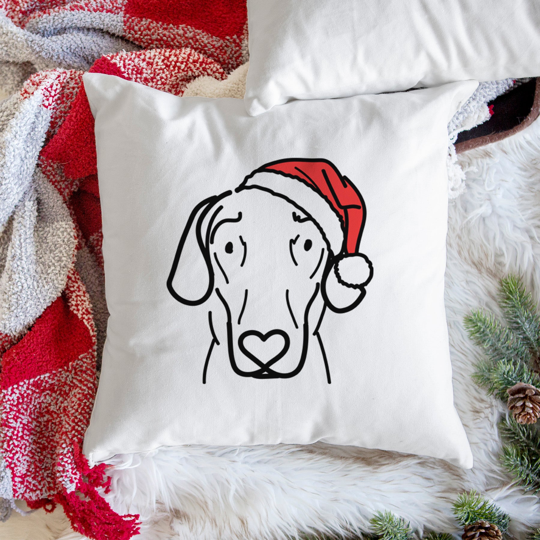 Love Always Great Dane - Lucy -  Throw Pillow Cover