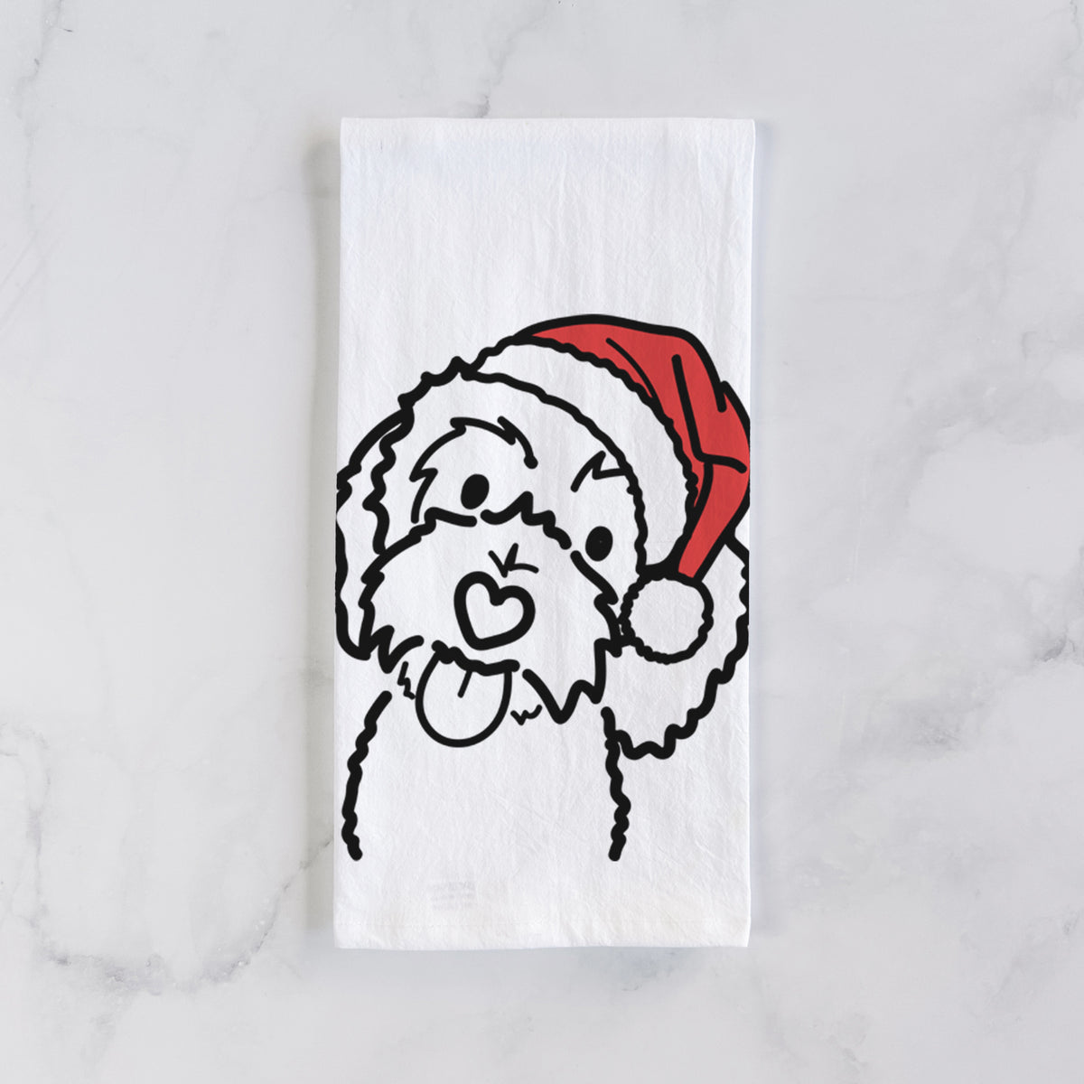 Jolly Bernedoodle - Mabel - Tea Towel