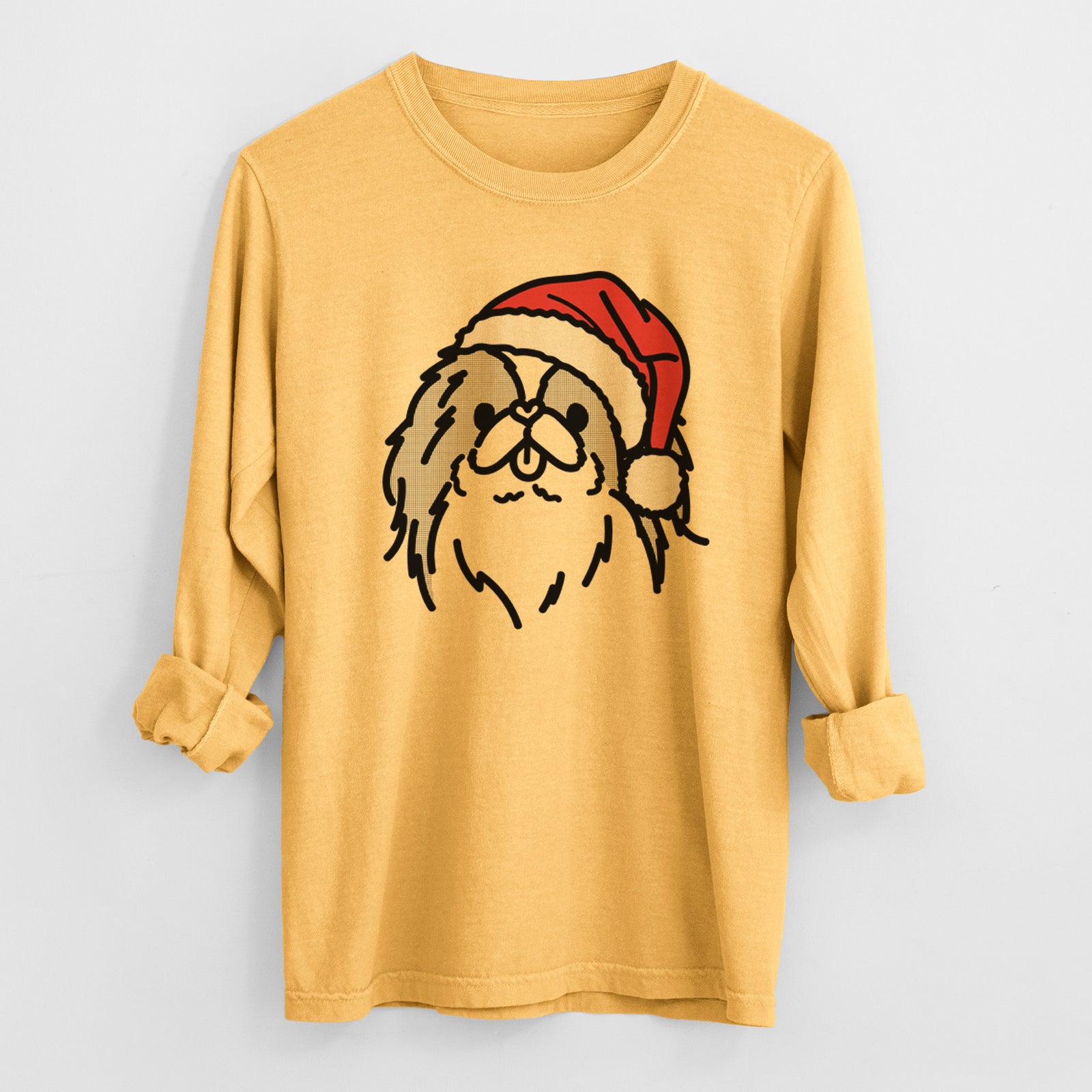 Jolly Japanese Chin - Macha - Heavyweight 100% Cotton Long Sleeve