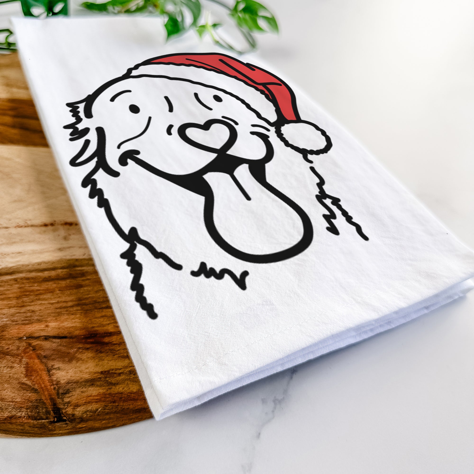 Jolly Golden Retriever - Maple - Tea Towel