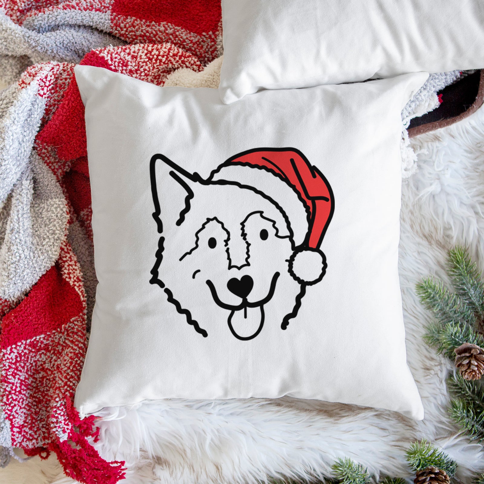 Love Always Alaskan Malamute - Max -  Throw Pillow Cover