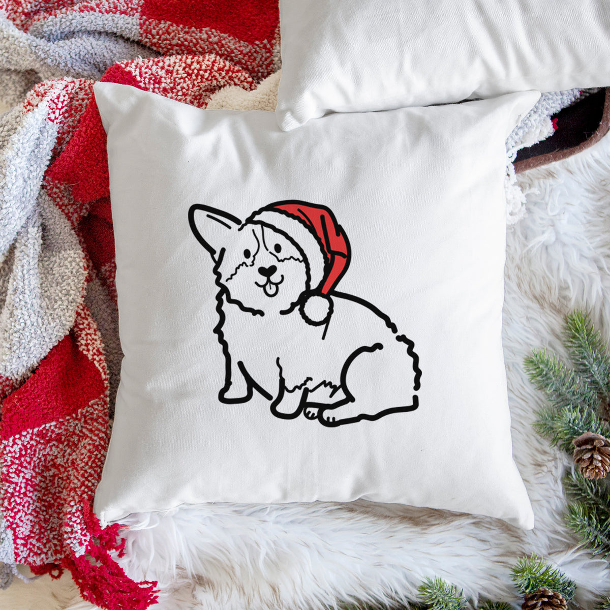 Love Always Pembroke Welsh Corgi - Millie -  Throw Pillow Cover