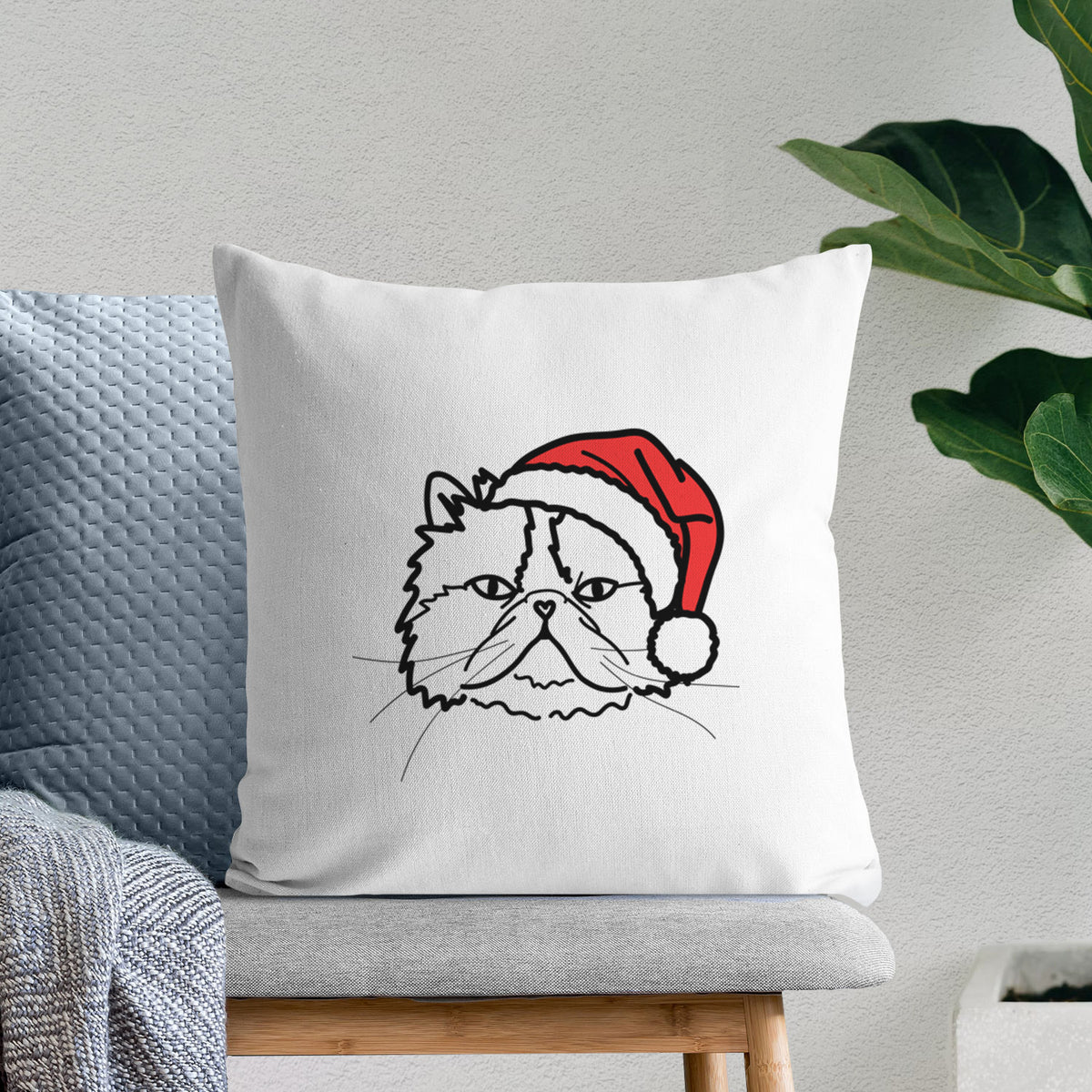 Love Always Persian Cat - Mila -  Throw Pillow Cover