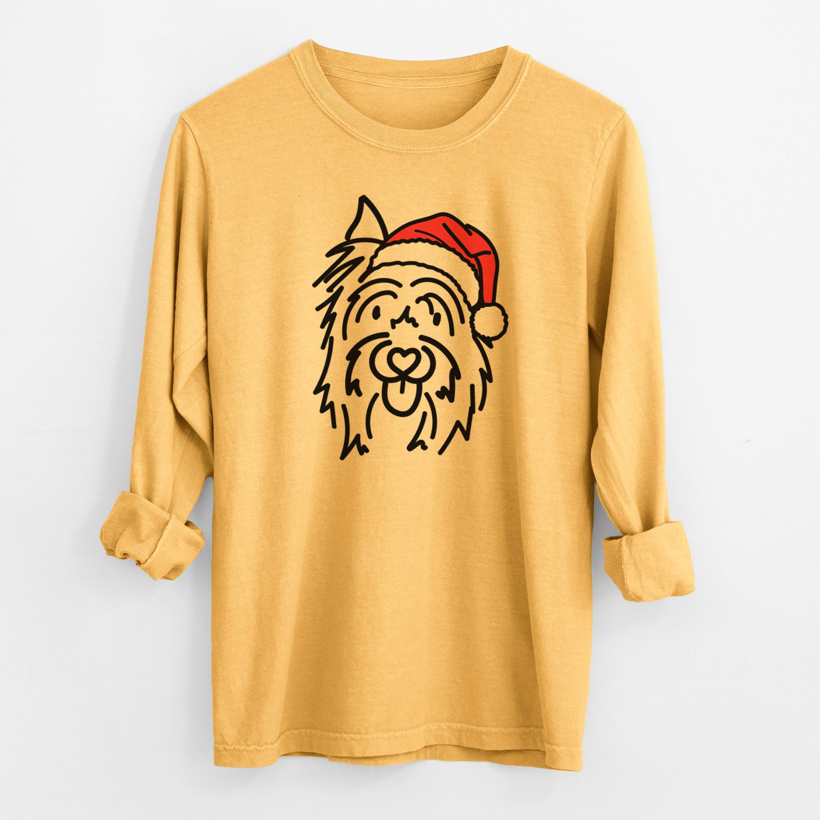 Jolly Silky Terrier - Monty - Heavyweight 100% Cotton Long Sleeve