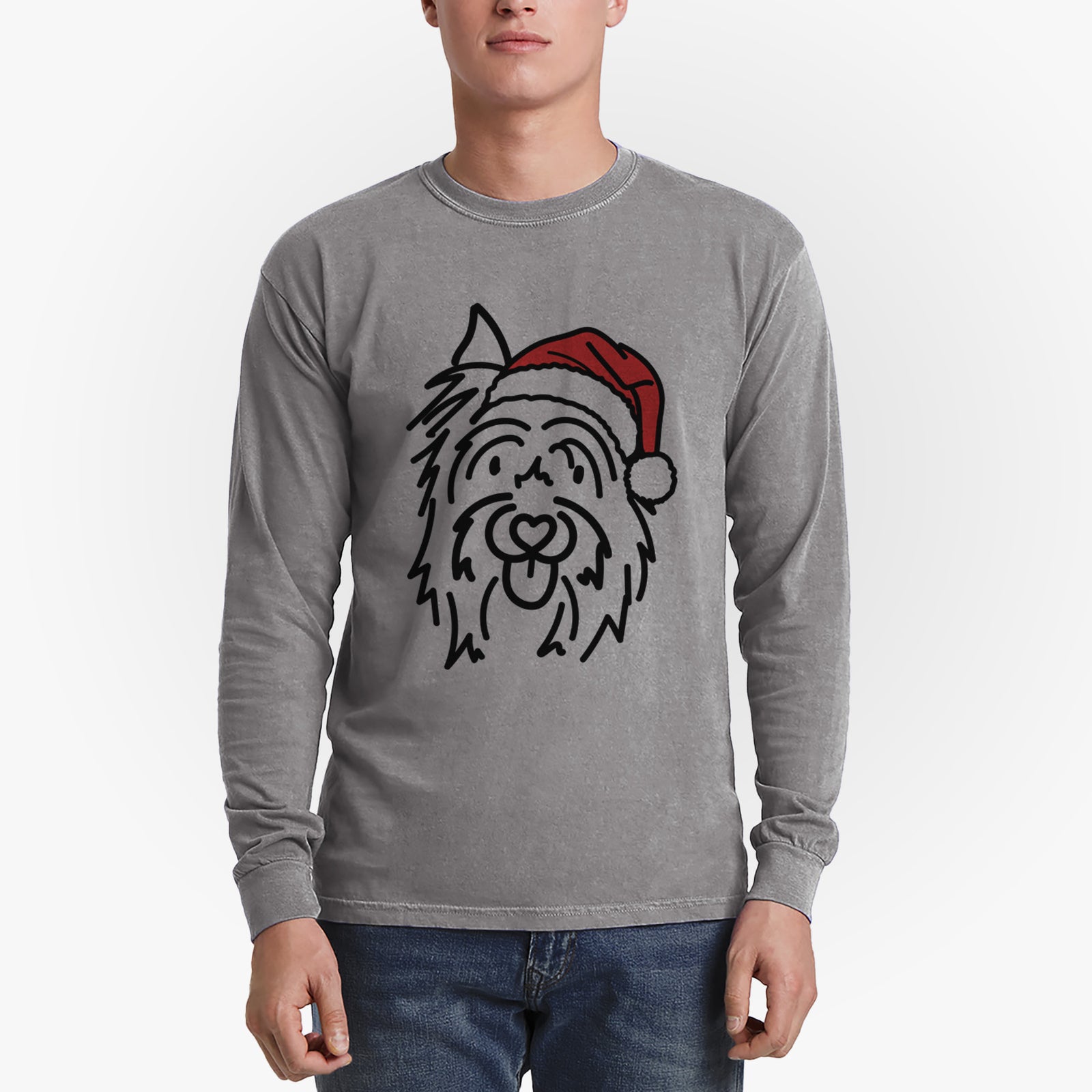 Jolly Silky Terrier - Monty - Heavyweight 100% Cotton Long Sleeve