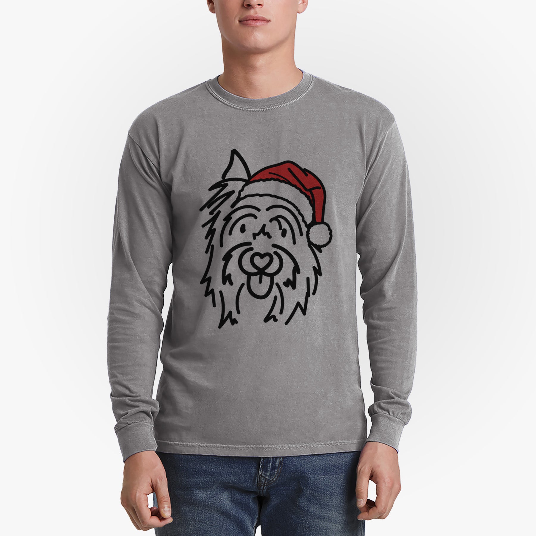 Jolly Silky Terrier - Monty - Heavyweight 100% Cotton Long Sleeve