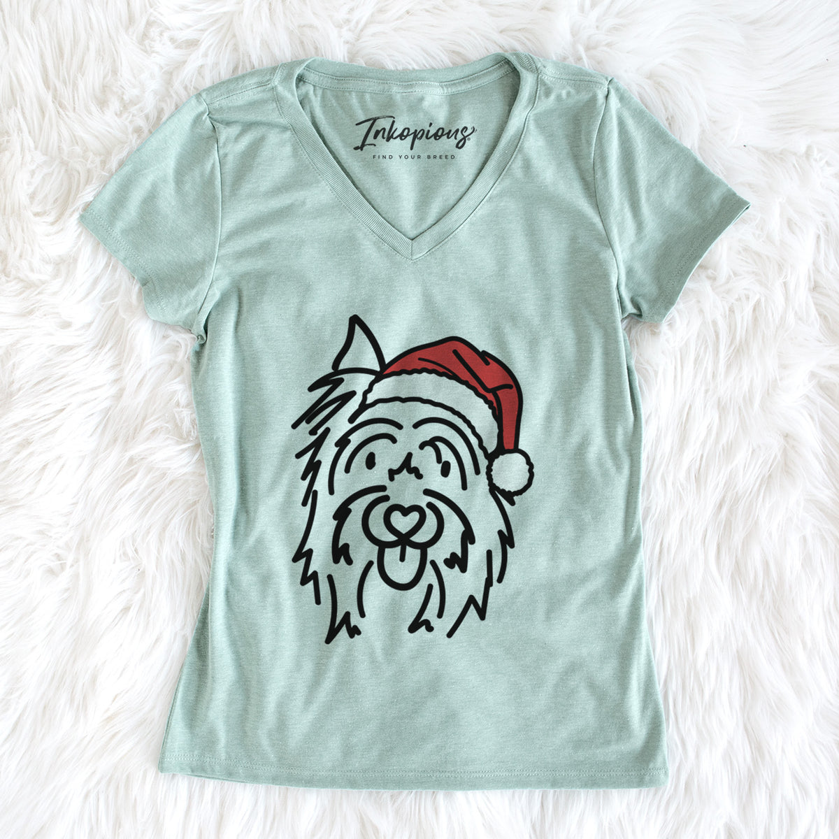 Jolly Silky Terrier - Monty - Women&#39;s Perfect V-neck Shirt