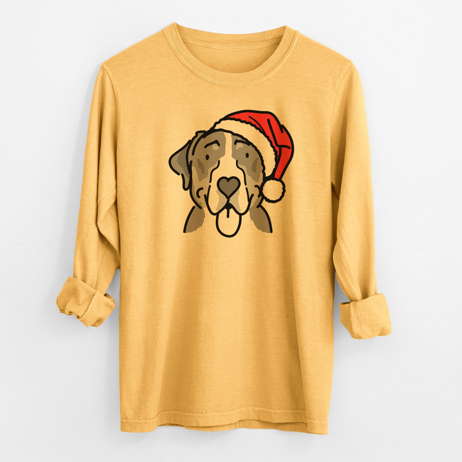 Jolly Greater Swiss Mountain Dog - Moose - Heavyweight 100% Cotton Long Sleeve
