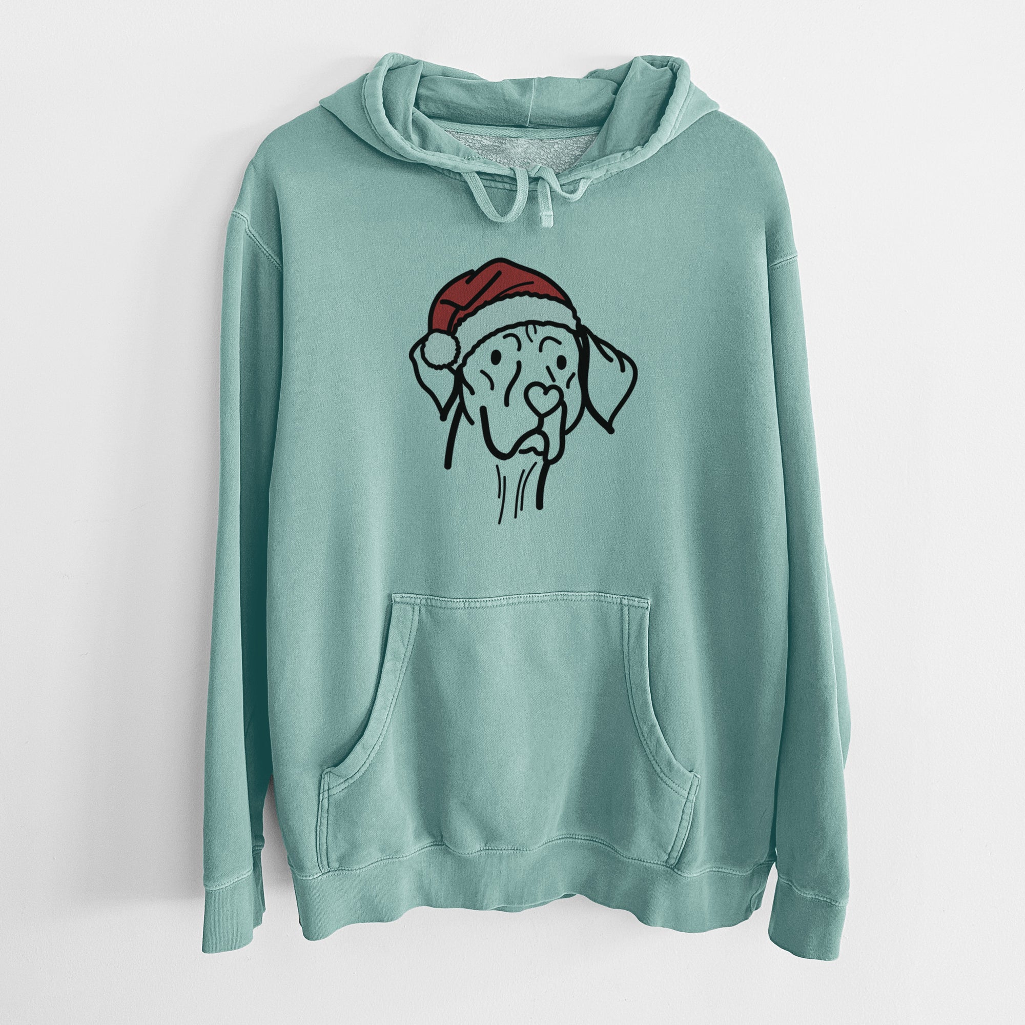 Jolly Vizsla - Moose - Unisex Pigment Dyed Hoodie