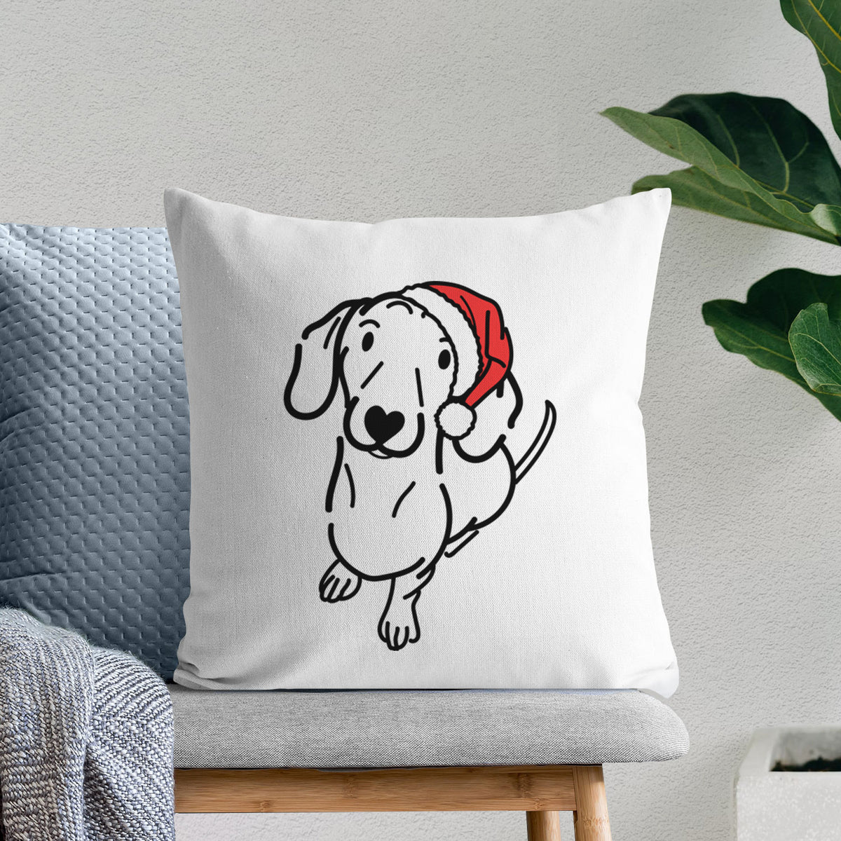 Love Always Dachshund - Moxie -  Throw Pillow Cover