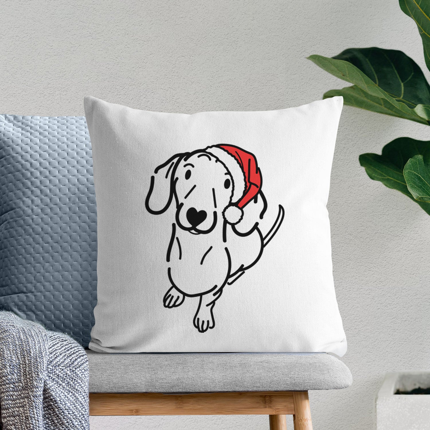 Love Always Dachshund - Moxie -  Throw Pillow Cover