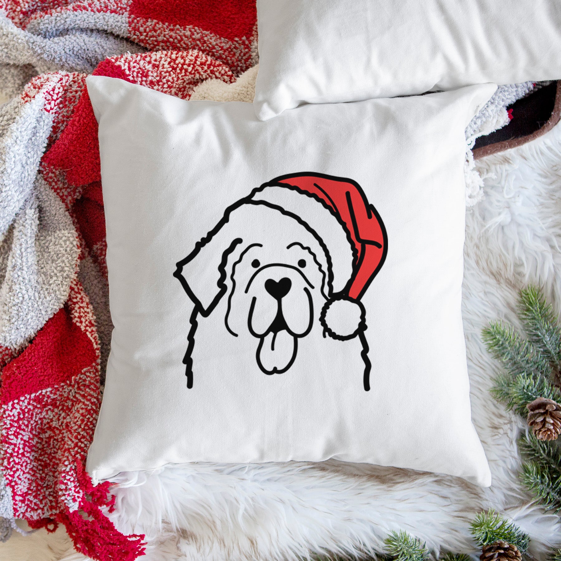 Love Always Newfoundland - Throw Pillow Cover