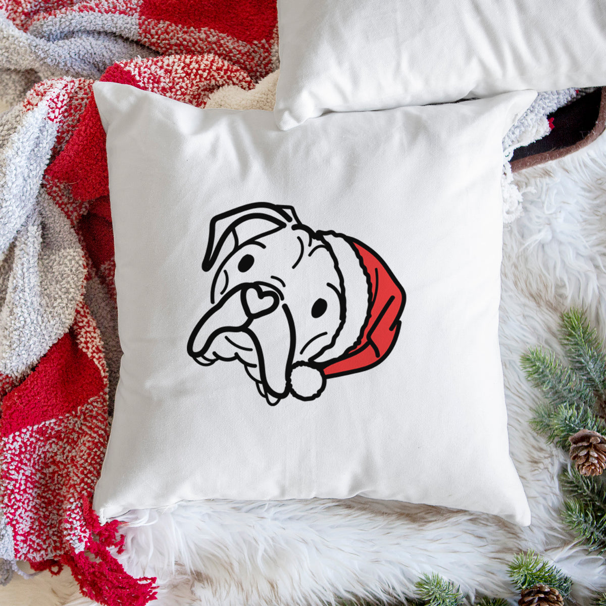 Love Always Boxer - Noodle -  Throw Pillow Cover