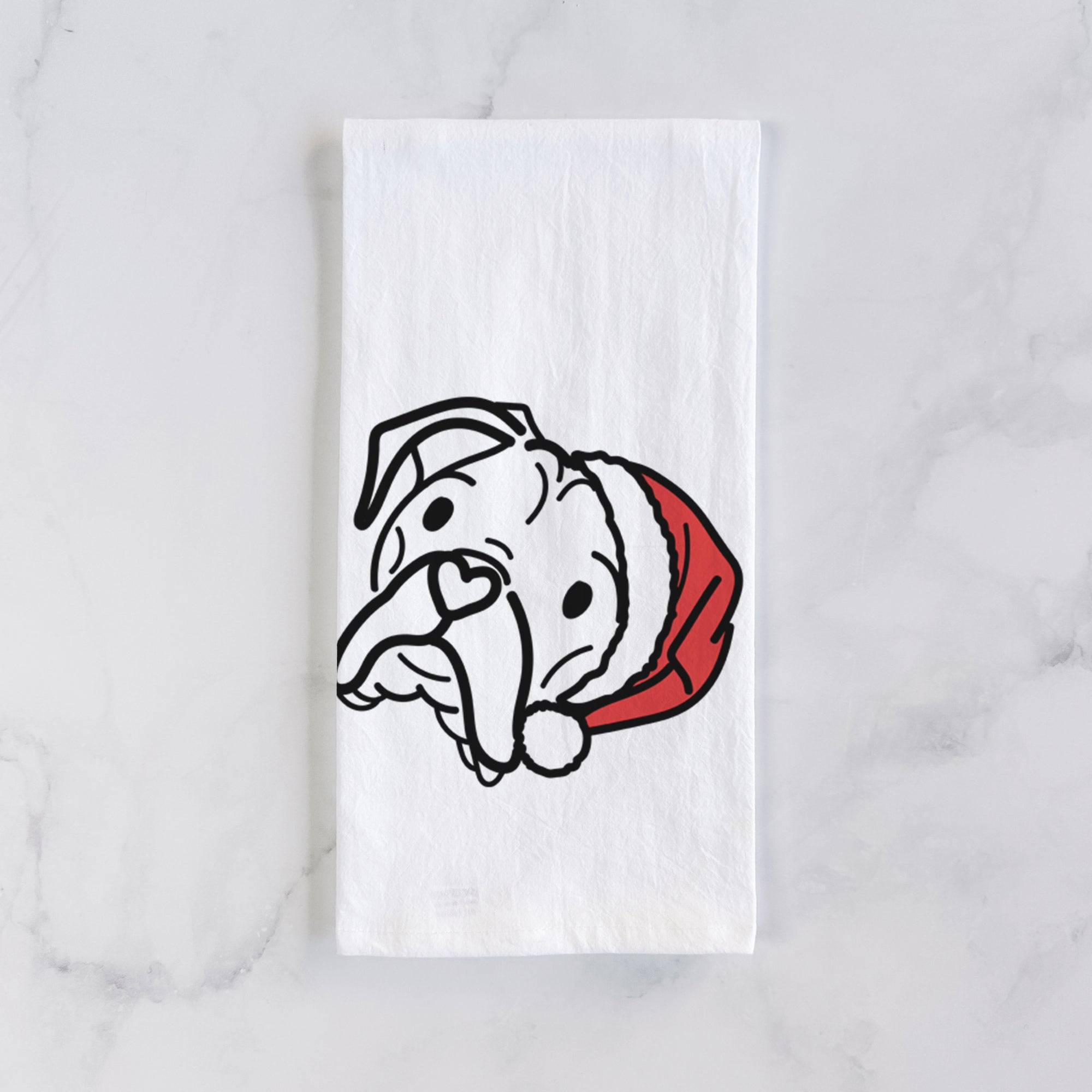 Jolly Boxer - Noodle - Tea Towel