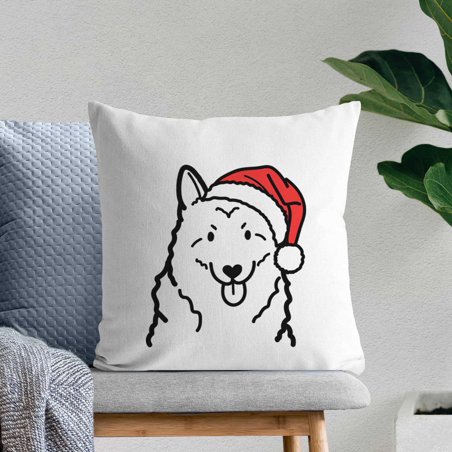 Love Always Norwegian Elkhound - Throw Pillow Cover