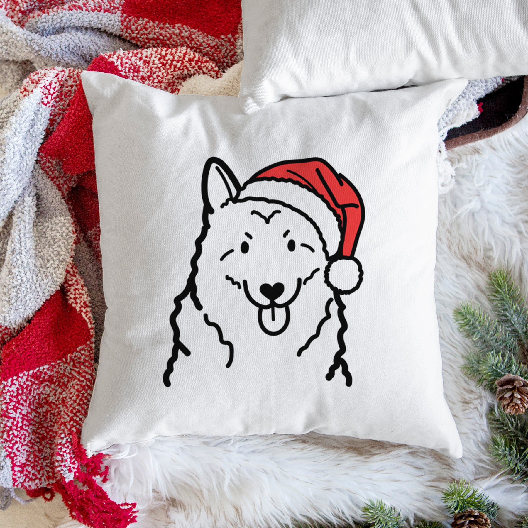 Love Always Norwegian Elkhound - Throw Pillow Cover