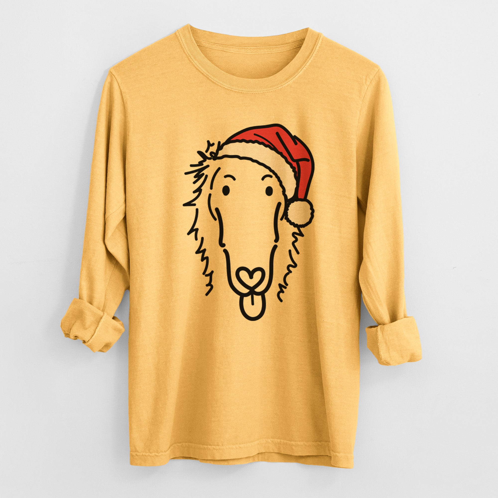 Jolly Borzoi - Opal - Heavyweight 100% Cotton Long Sleeve