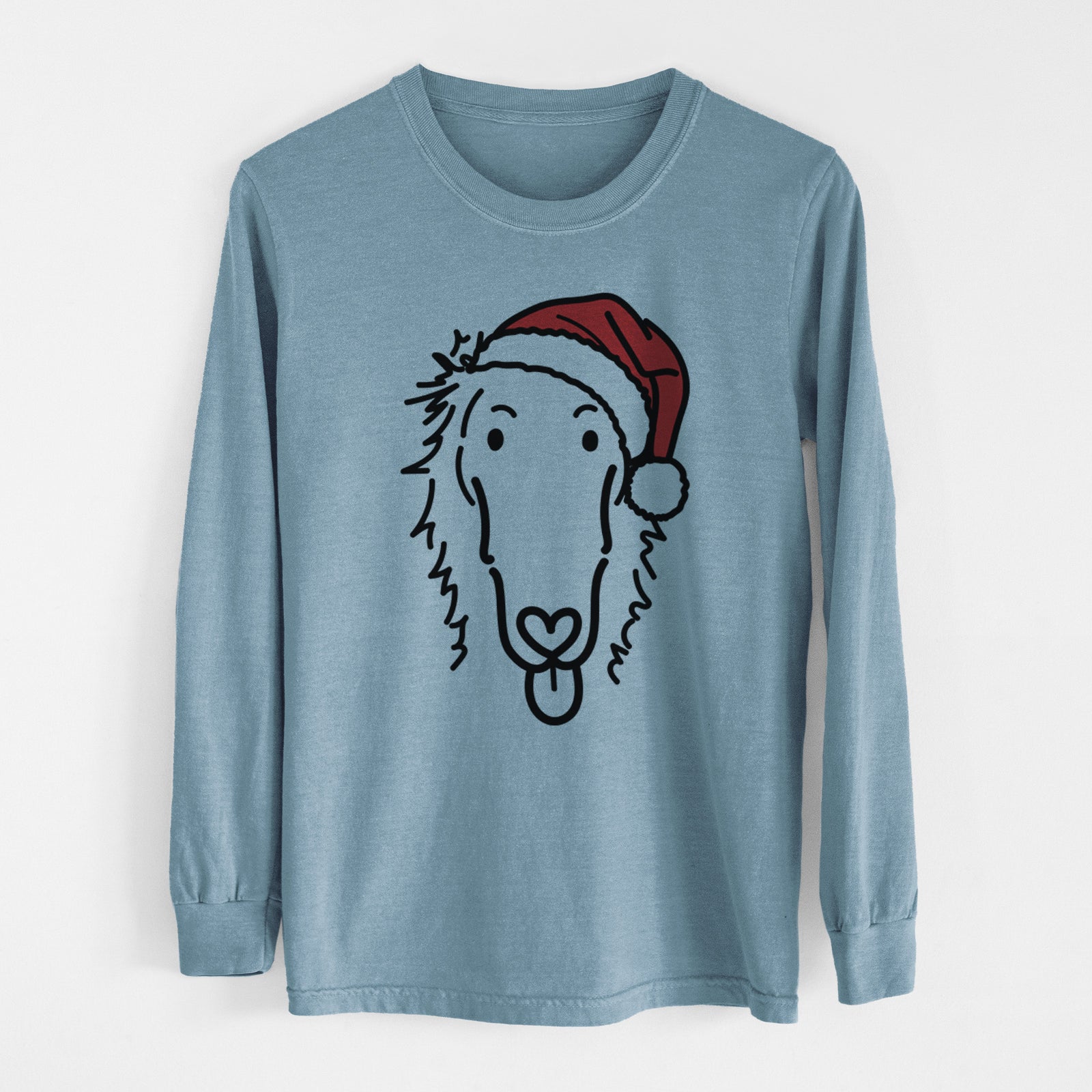 Jolly Borzoi - Opal - Heavyweight 100% Cotton Long Sleeve