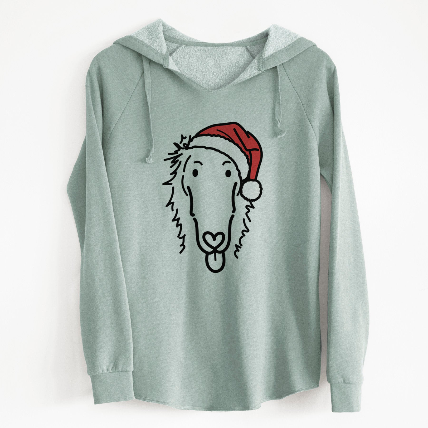 Jolly Borzoi - Opal - Cali Wave Hooded Sweatshirt