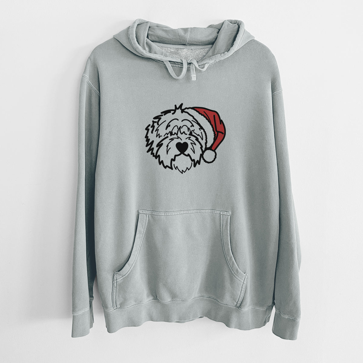 Jolly Old English Sheepdog - Penny - Unisex Pigment Dyed Hoodie