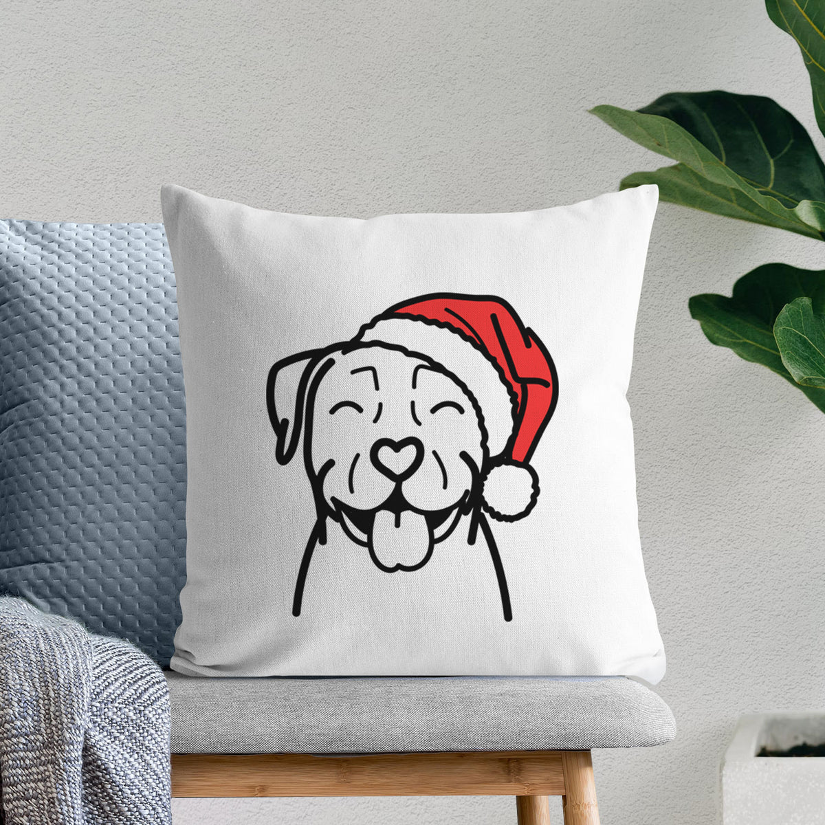 Love Always Pitbull - Throw Pillow Cover