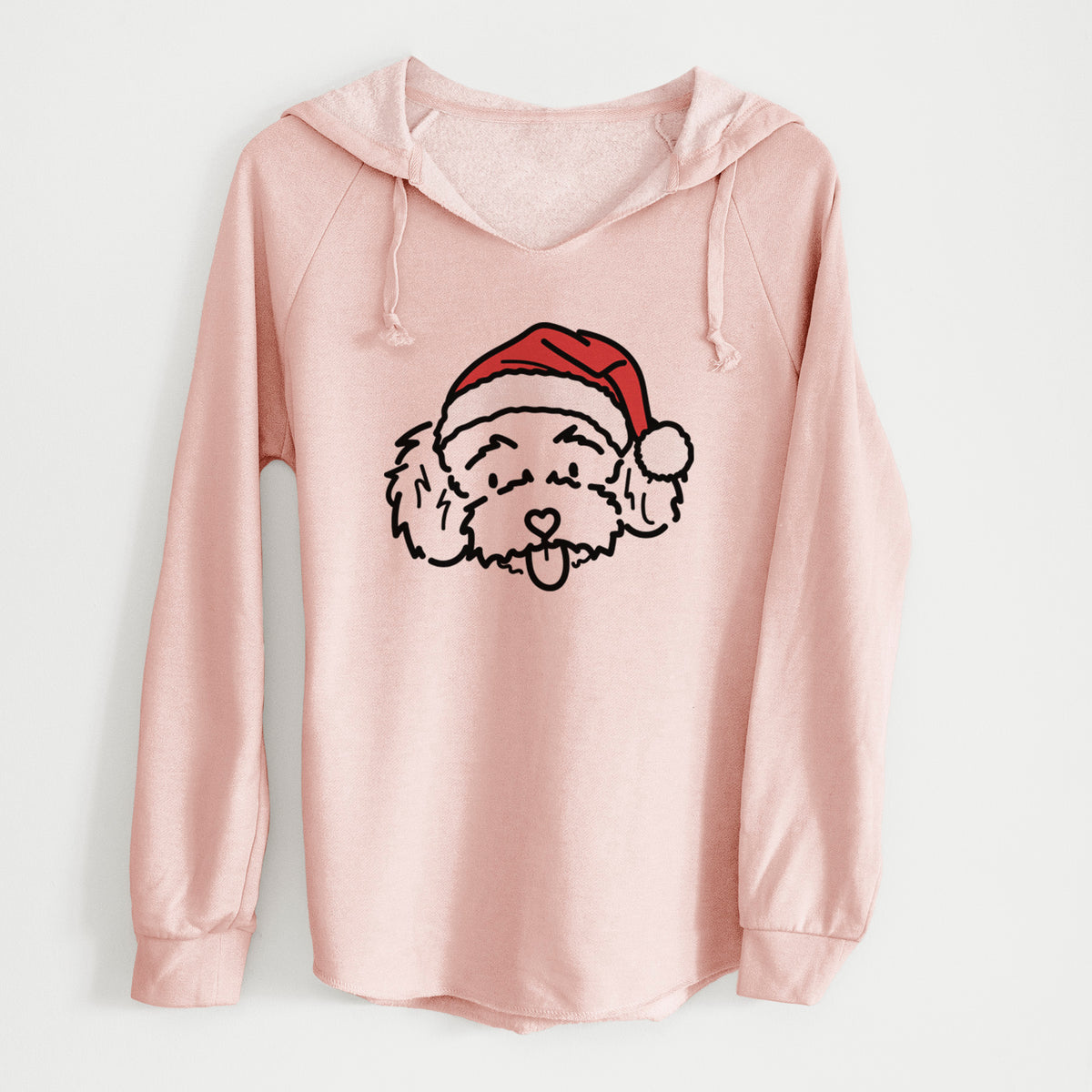 Jolly Toy Poodle - Ricci - Cali Wave Hooded Sweatshirt