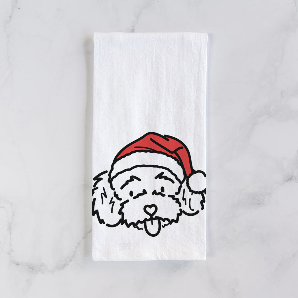 Jolly Toy Poodle - Ricci - Tea Towel