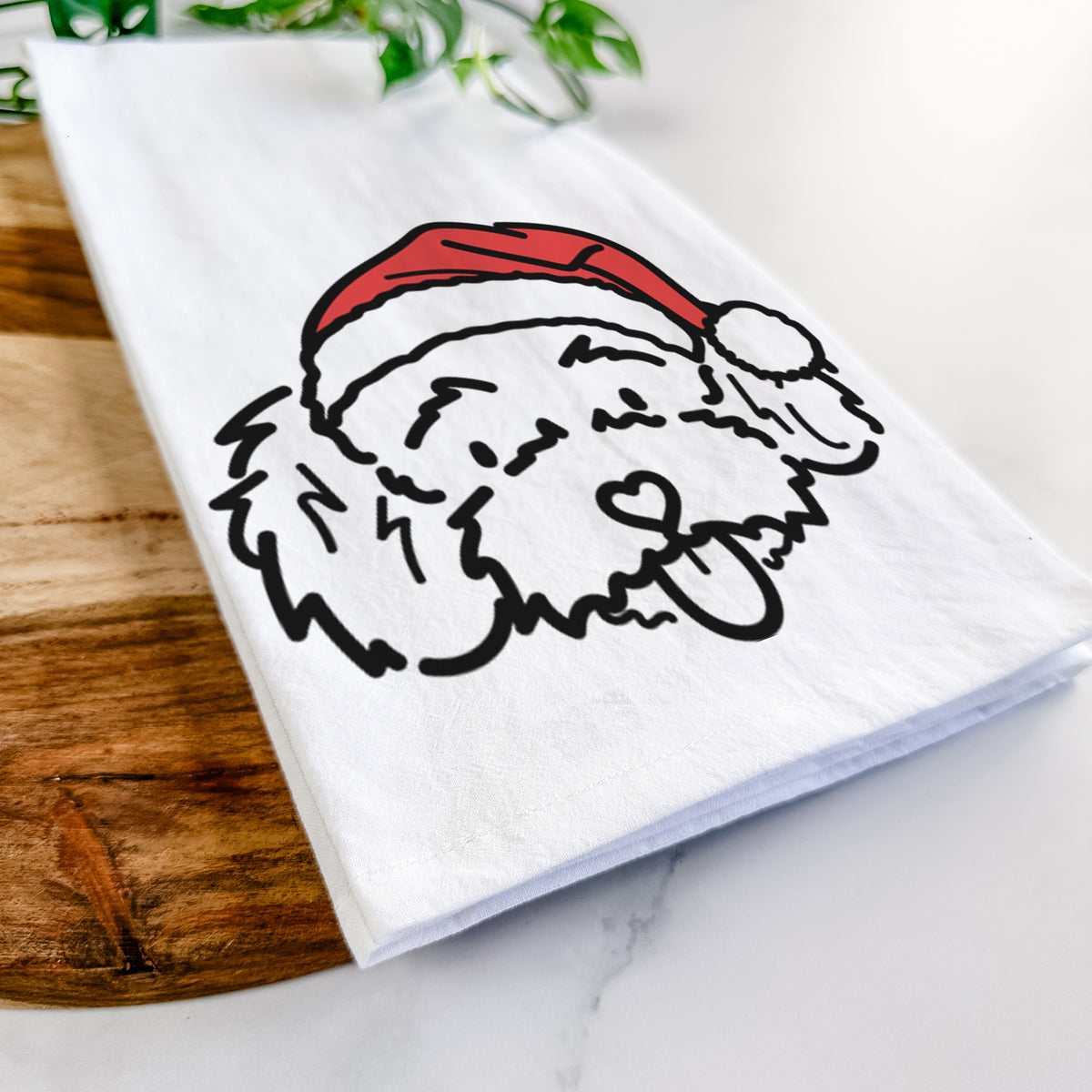 Jolly Toy Poodle - Ricci - Tea Towel