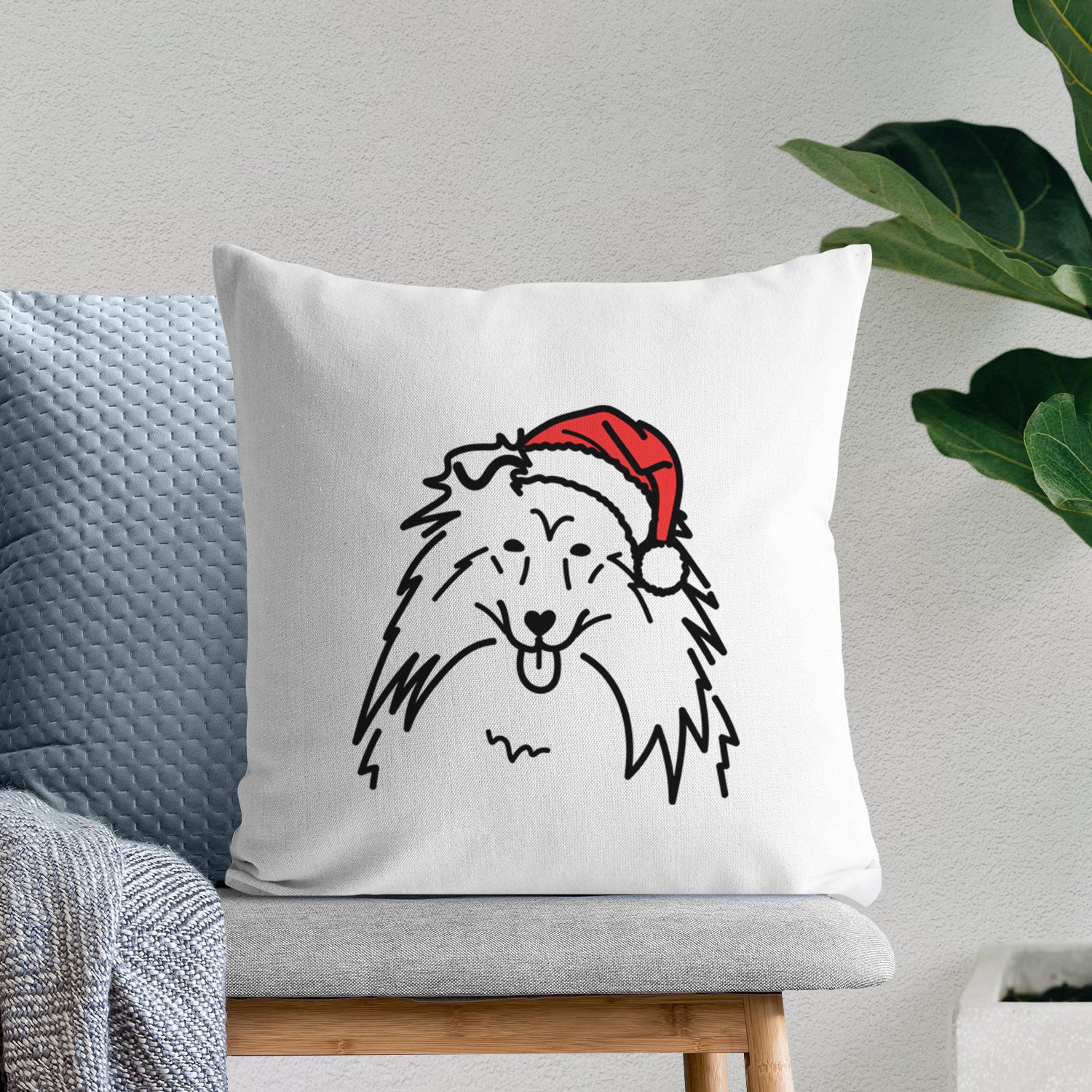 Love Always Rough Collie - Throw Pillow Cover