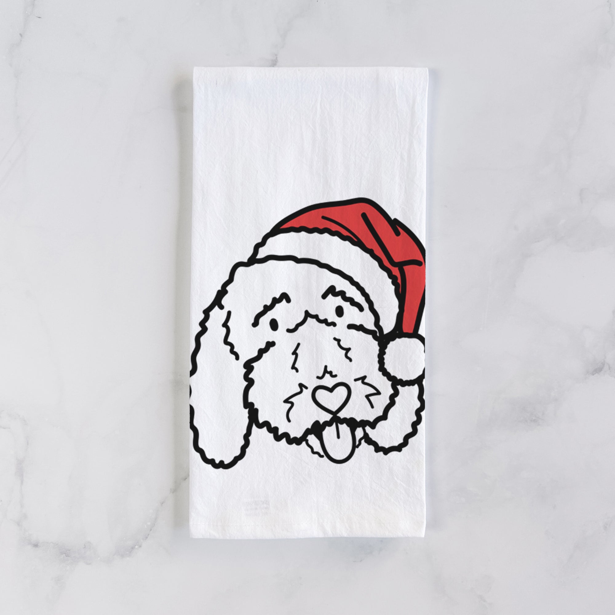 Jolly Bernedoodle - Ruby - Tea Towel