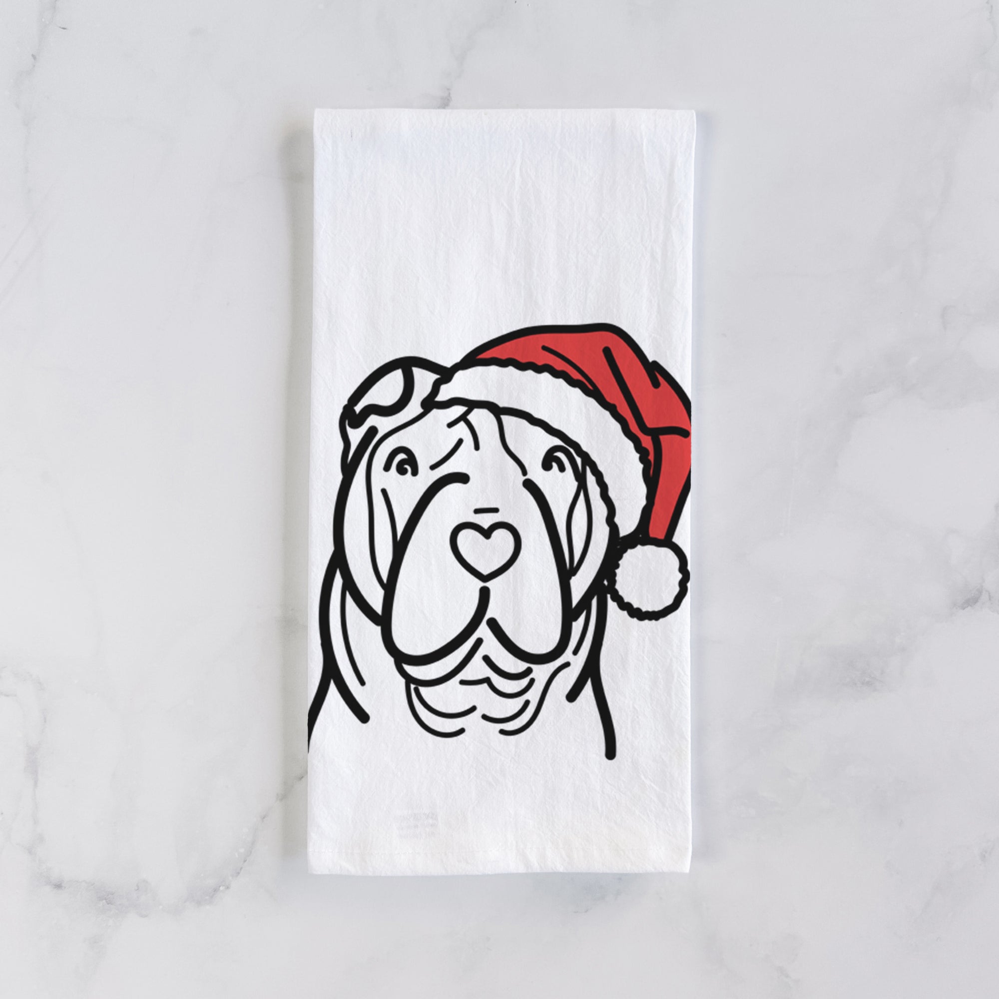 Jolly Shar Pei - Tea Towel