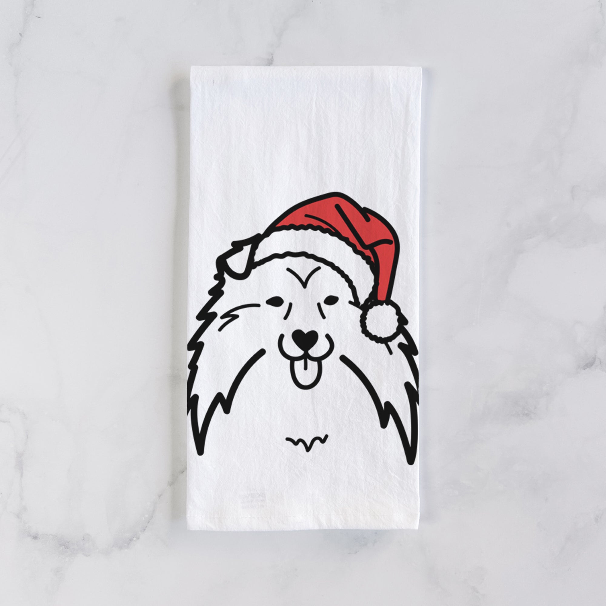 Jolly Shetland Sheepdog - Tea Towel