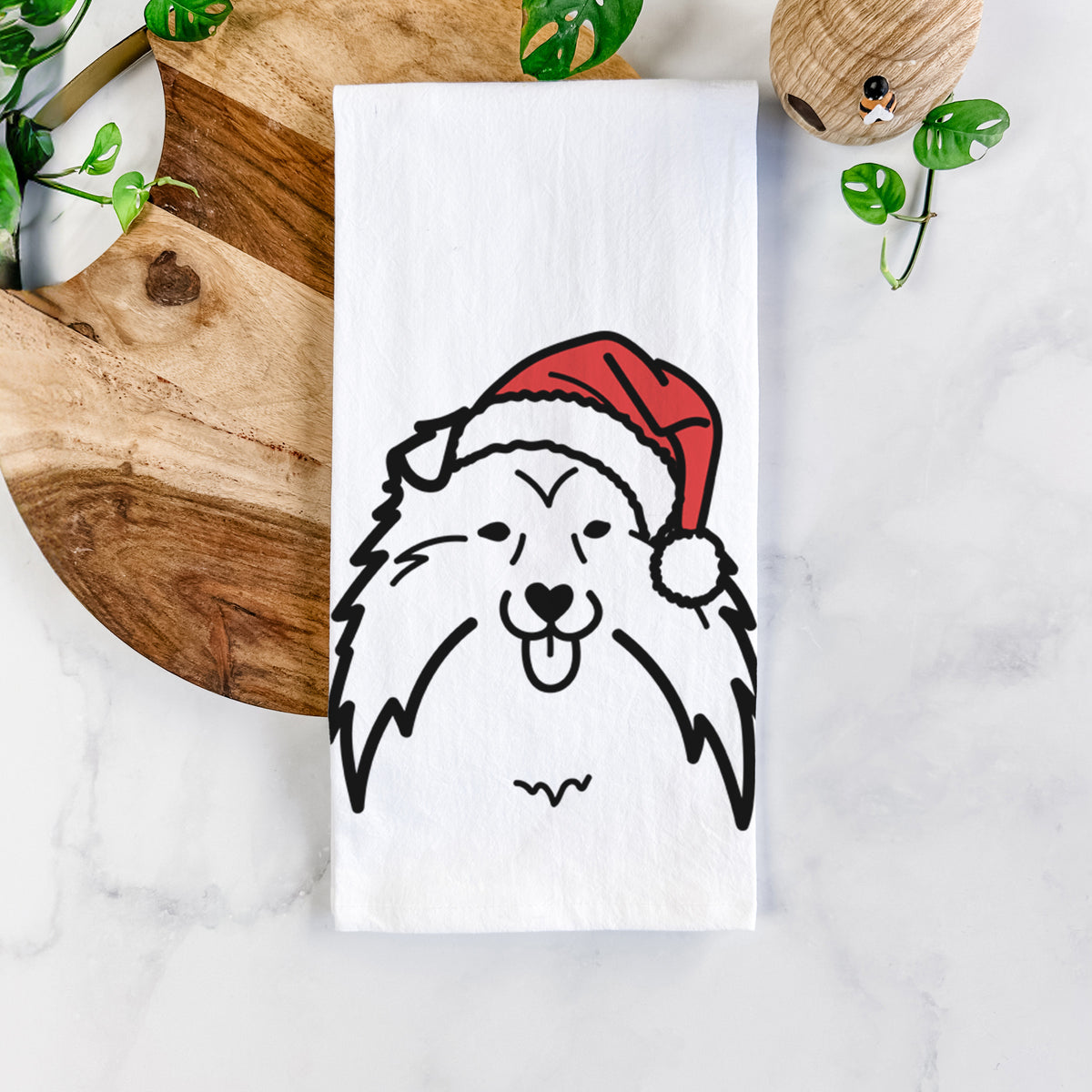 Jolly Shetland Sheepdog - Tea Towel