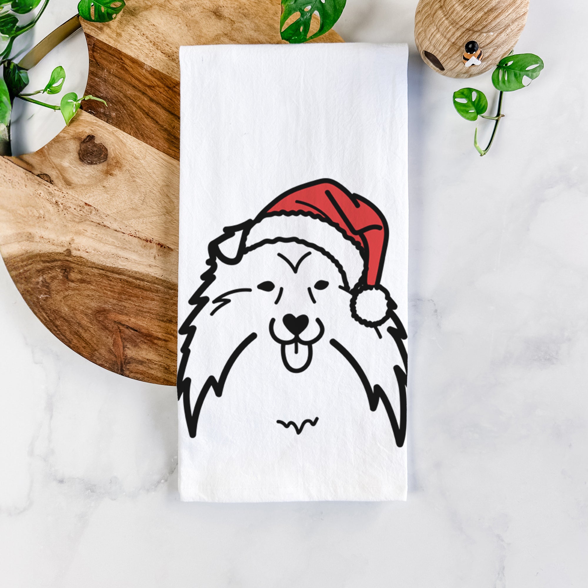 Jolly Shetland Sheepdog - Tea Towel