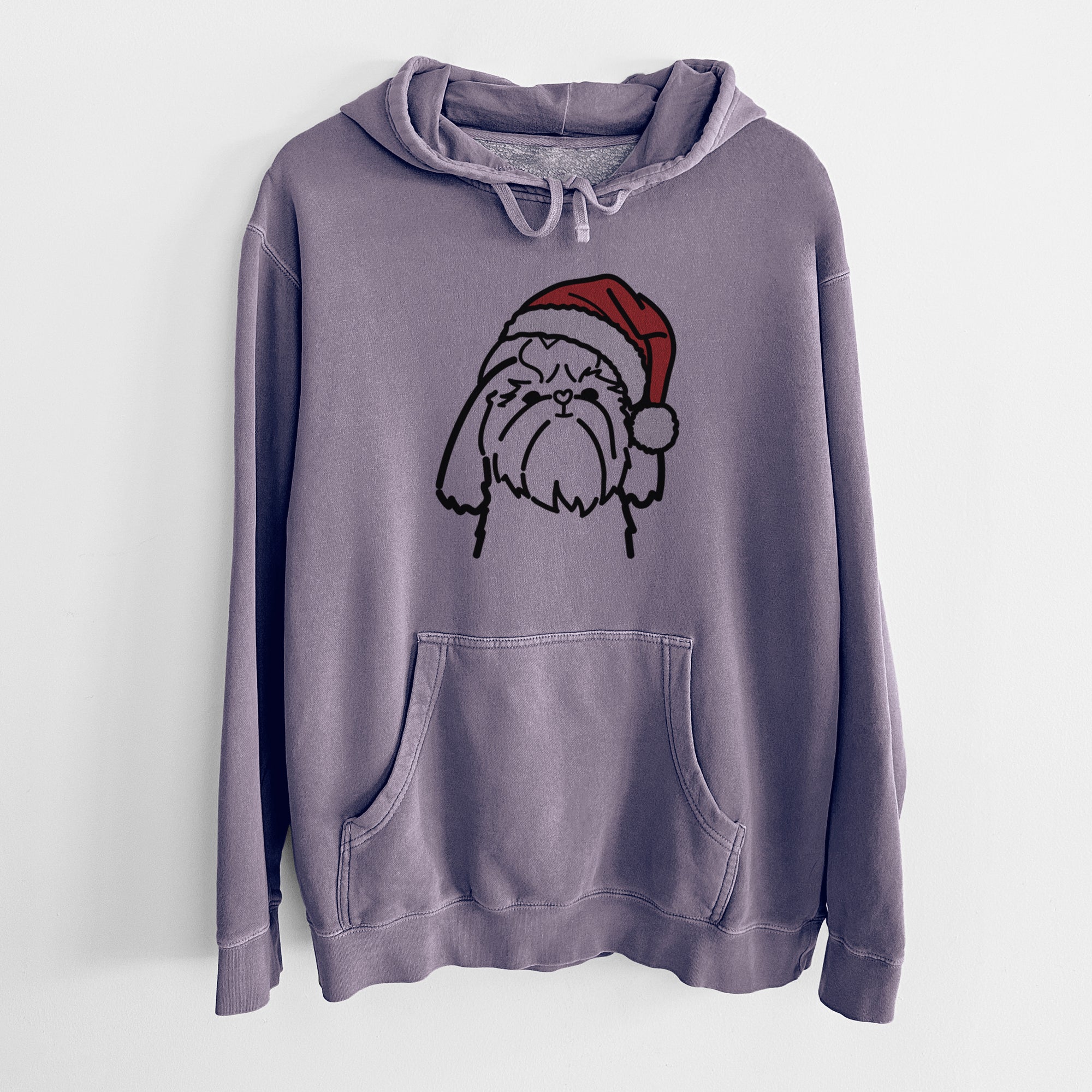 Jolly Shih Tzu - Unisex Pigment Dyed Hoodie