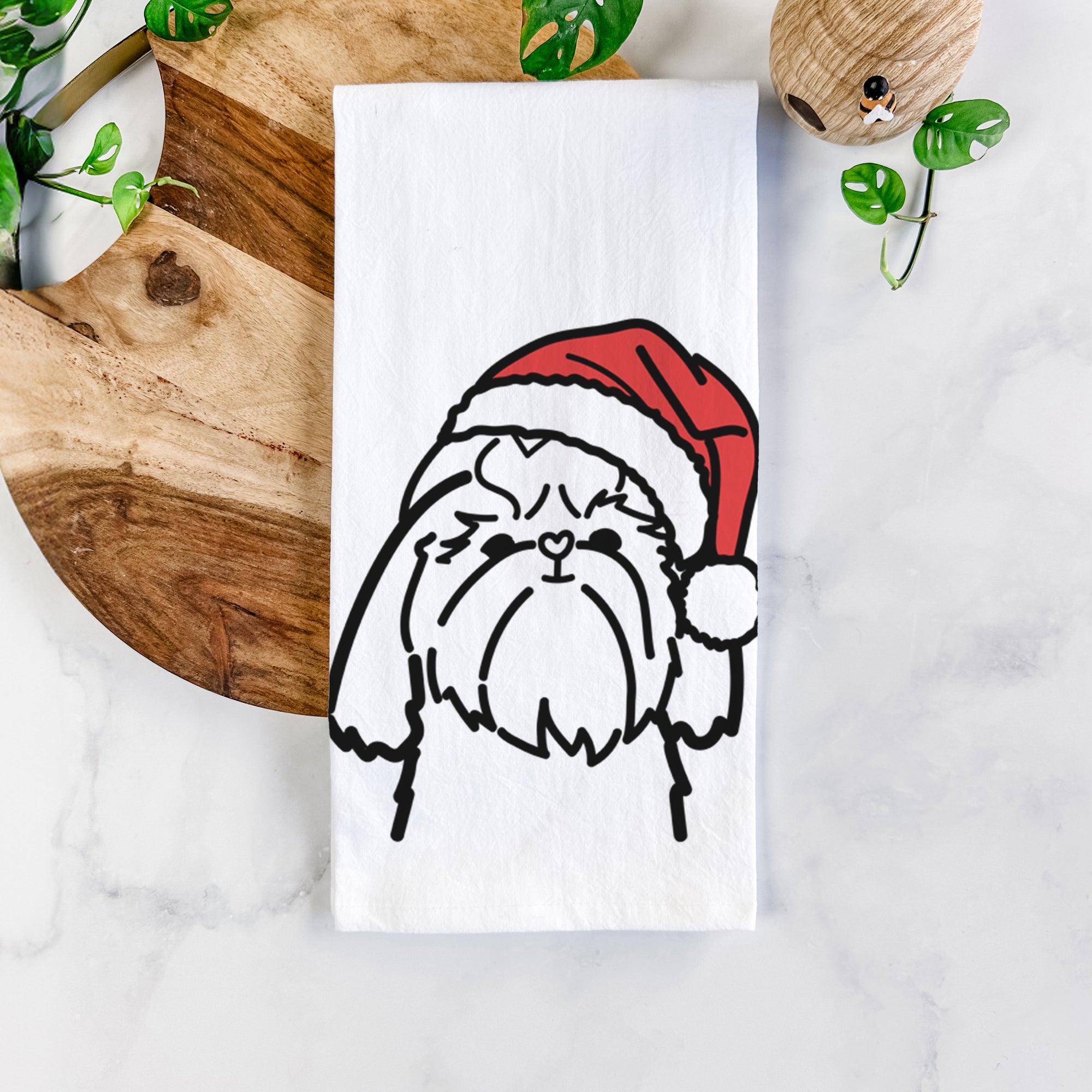 Jolly Shih Tzu - Tea Towel