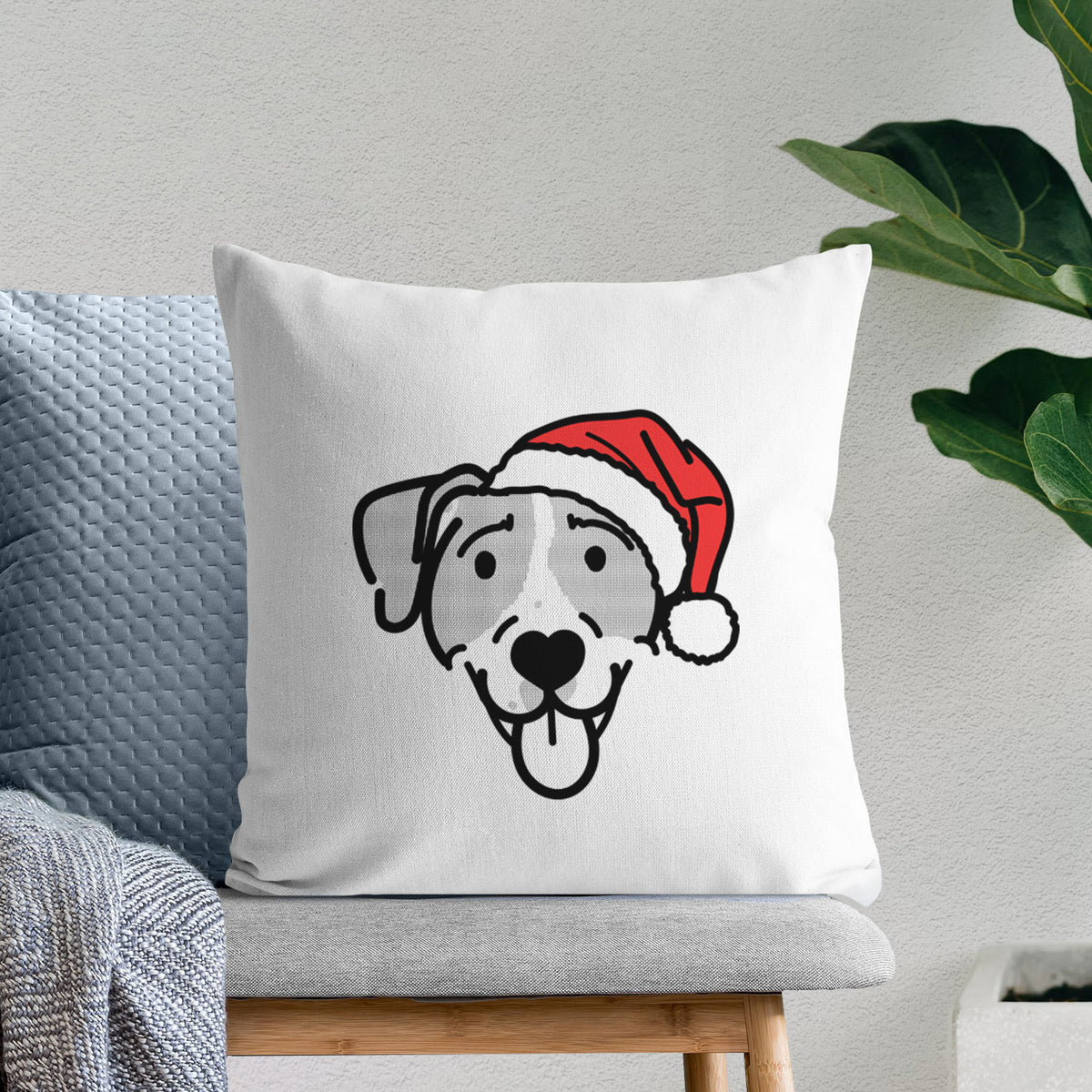 Love Always Bluetick Coonhound - Shiva -  Throw Pillow Cover