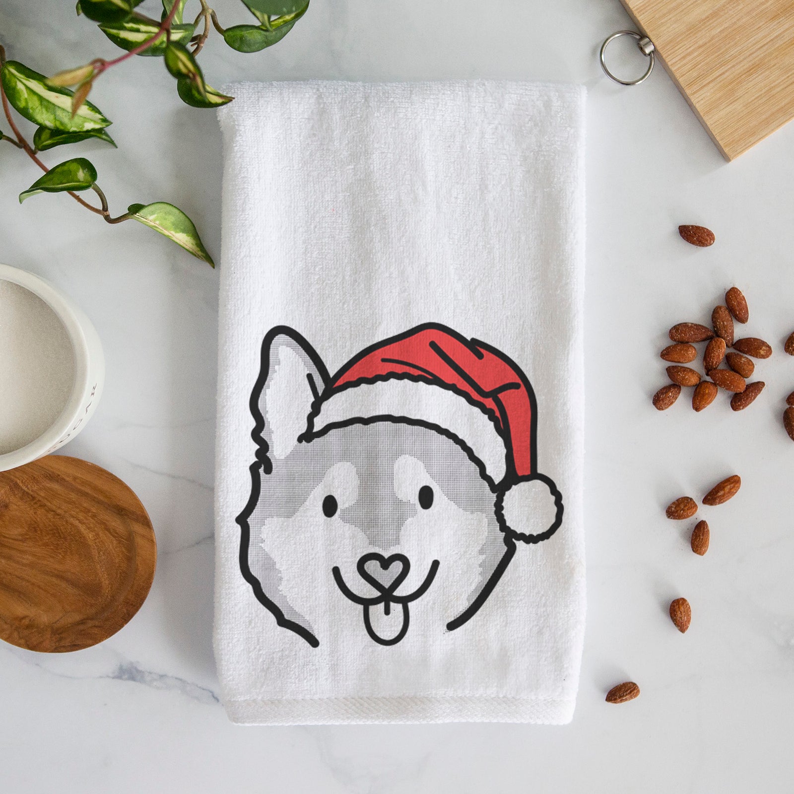 Jolly Alaskan Klee Kai - Sitka - Decorative Hand Towel