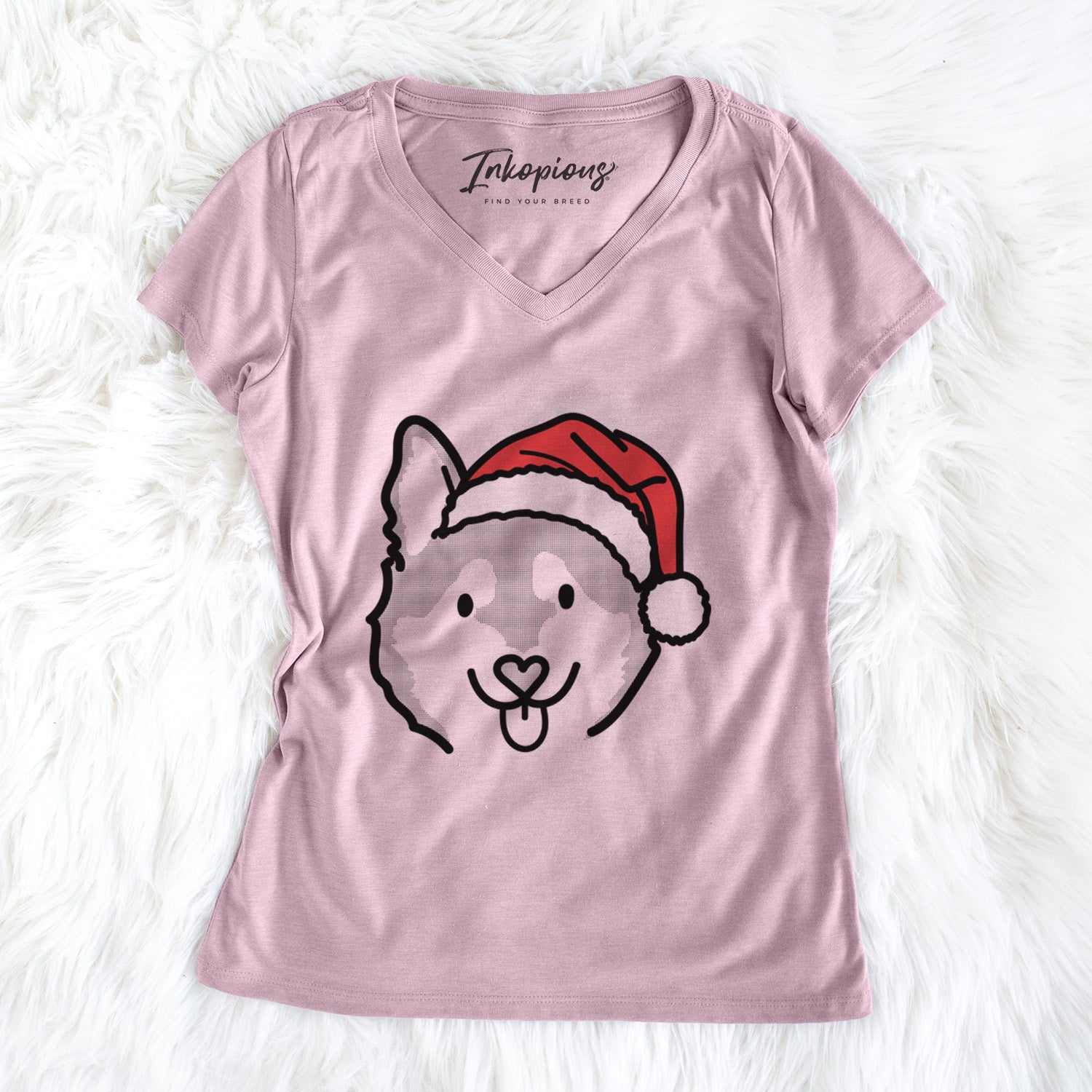 Jolly Alaskan Klee Kai - Sitka - Women's Perfect V-neck Shirt