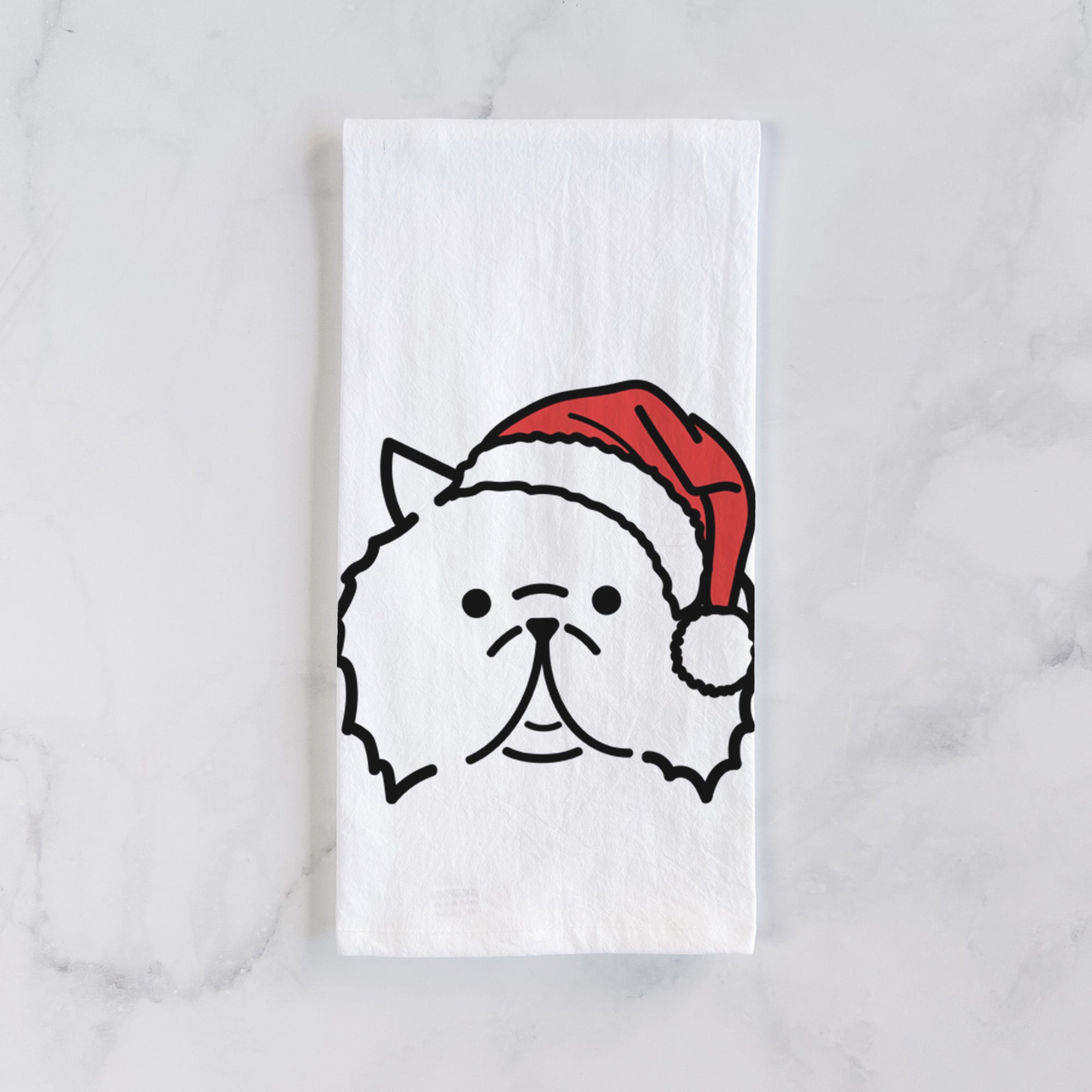 Jolly Persian Cat - Smoosh - Tea Towel