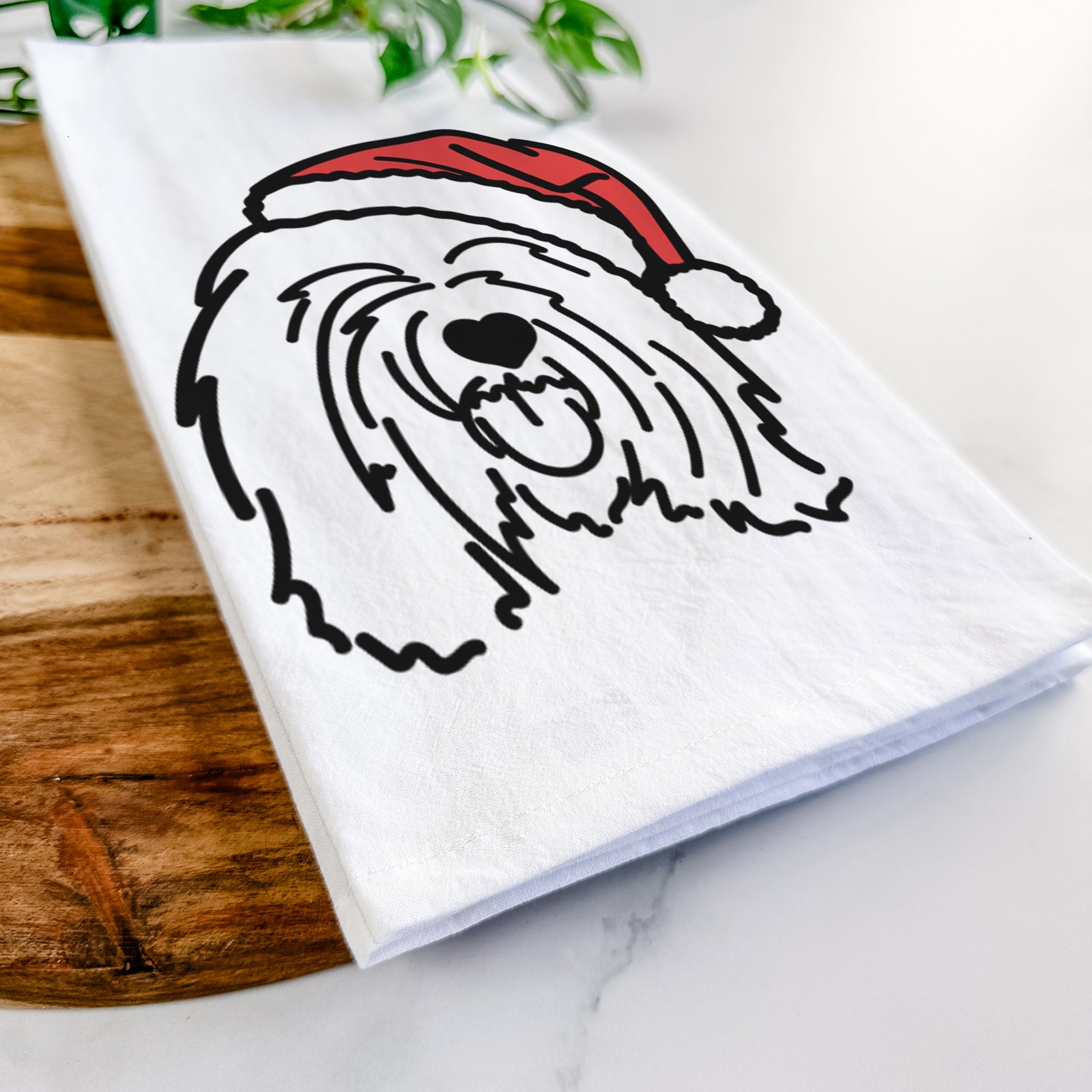 Jolly Tibetan Mastiff - Stan - Tea Towel