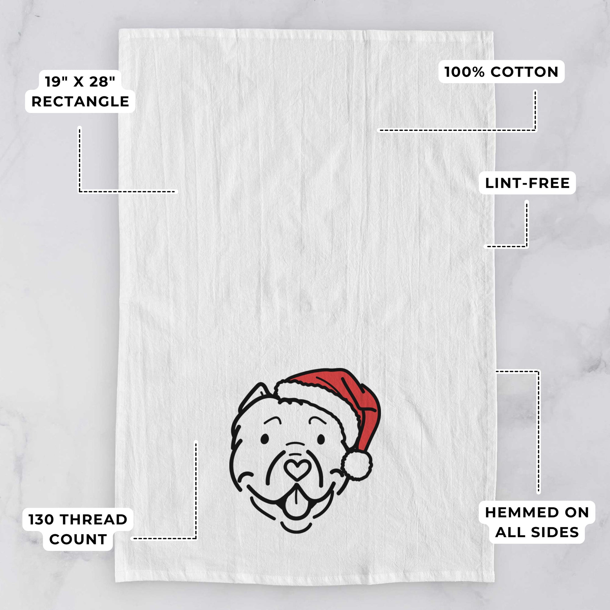 Jolly American Bully - Tank - Tea Towel