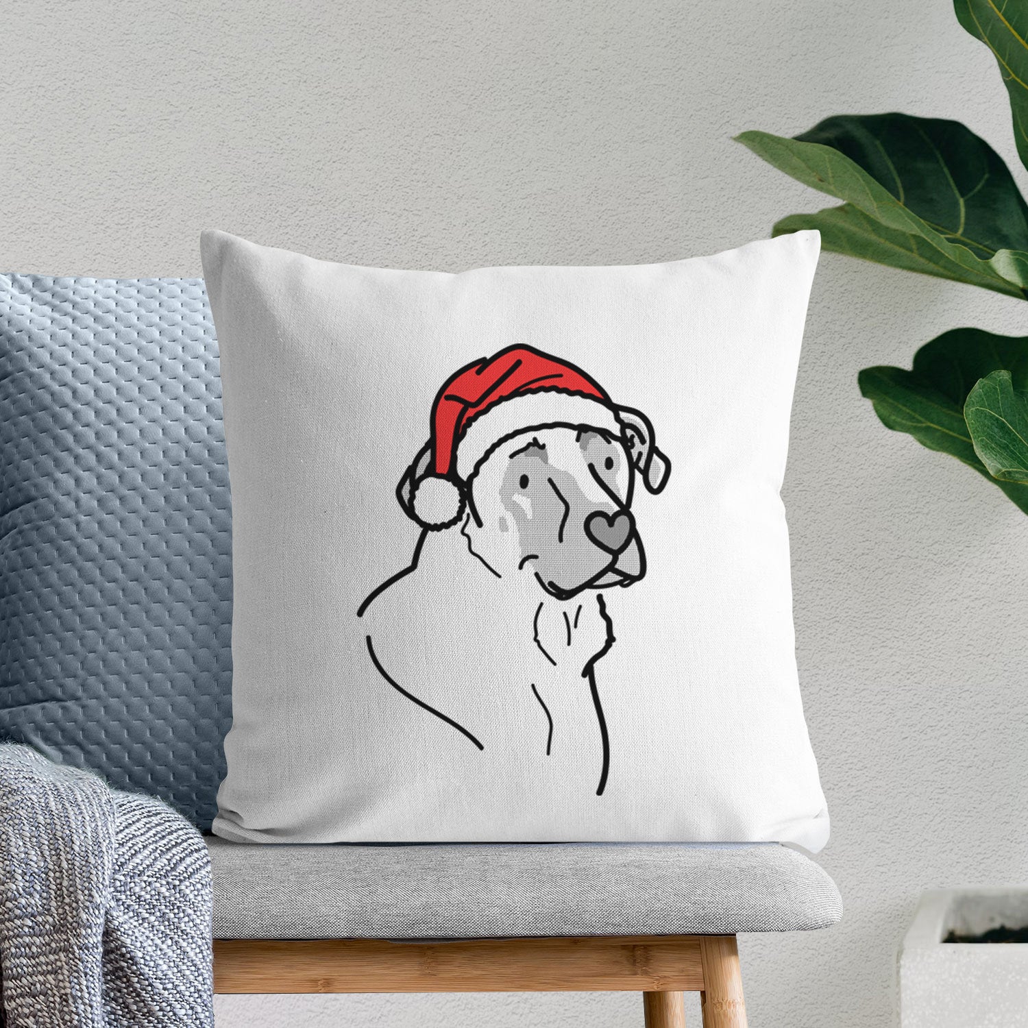 Love Always Mastiff German Shepherd Mix - Tank -  Throw Pillow Cover