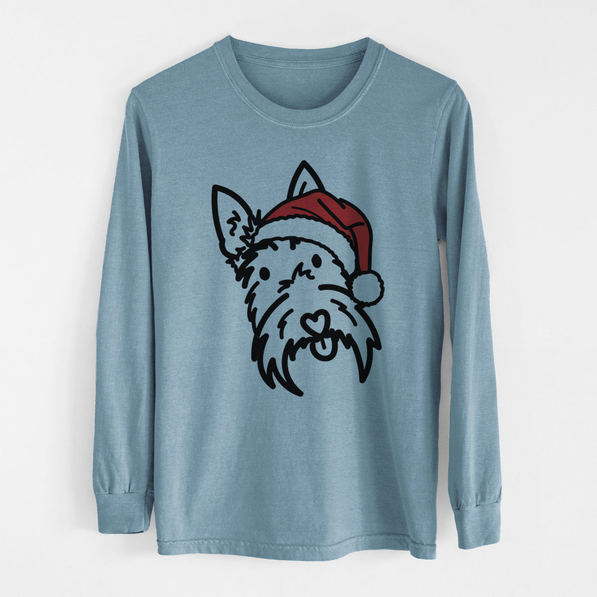 Jolly Scottish Terrier - Thistle - Heavyweight 100% Cotton Long Sleeve