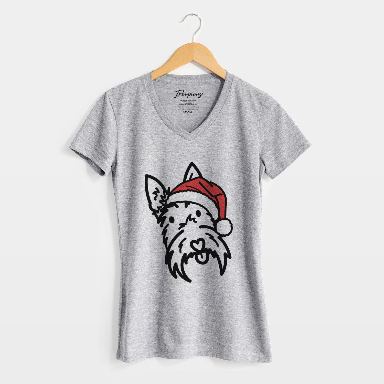 Jolly Scottish Terrier - Thistle - Women's Perfect V-neck Shirt