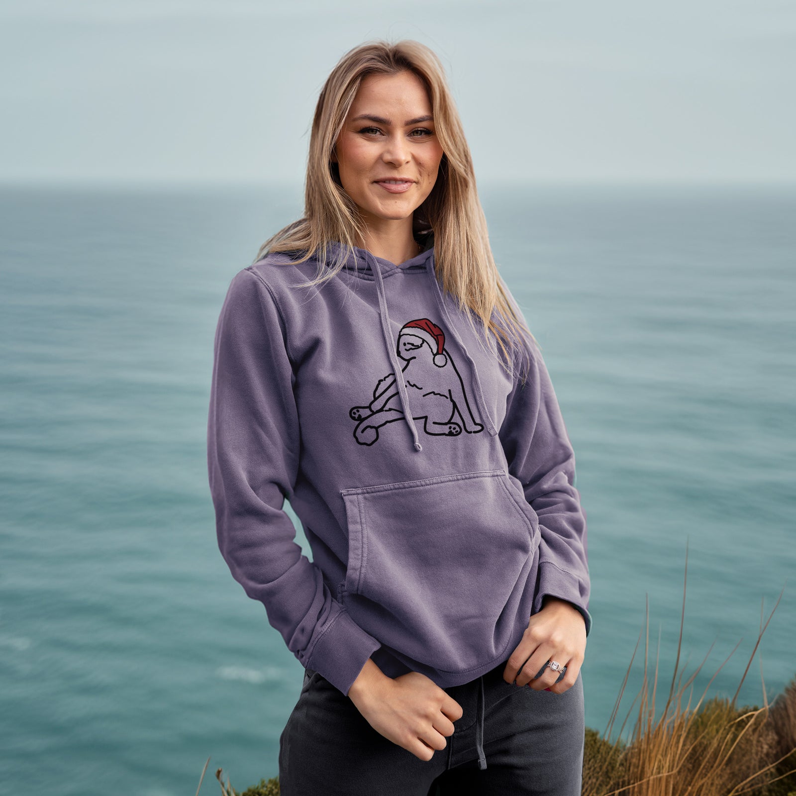 Jolly Cat - Tom - Unisex Pigment Dyed Hoodie