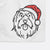 Jolly Bearded Collie - Tucker - Decorative Hand Towel